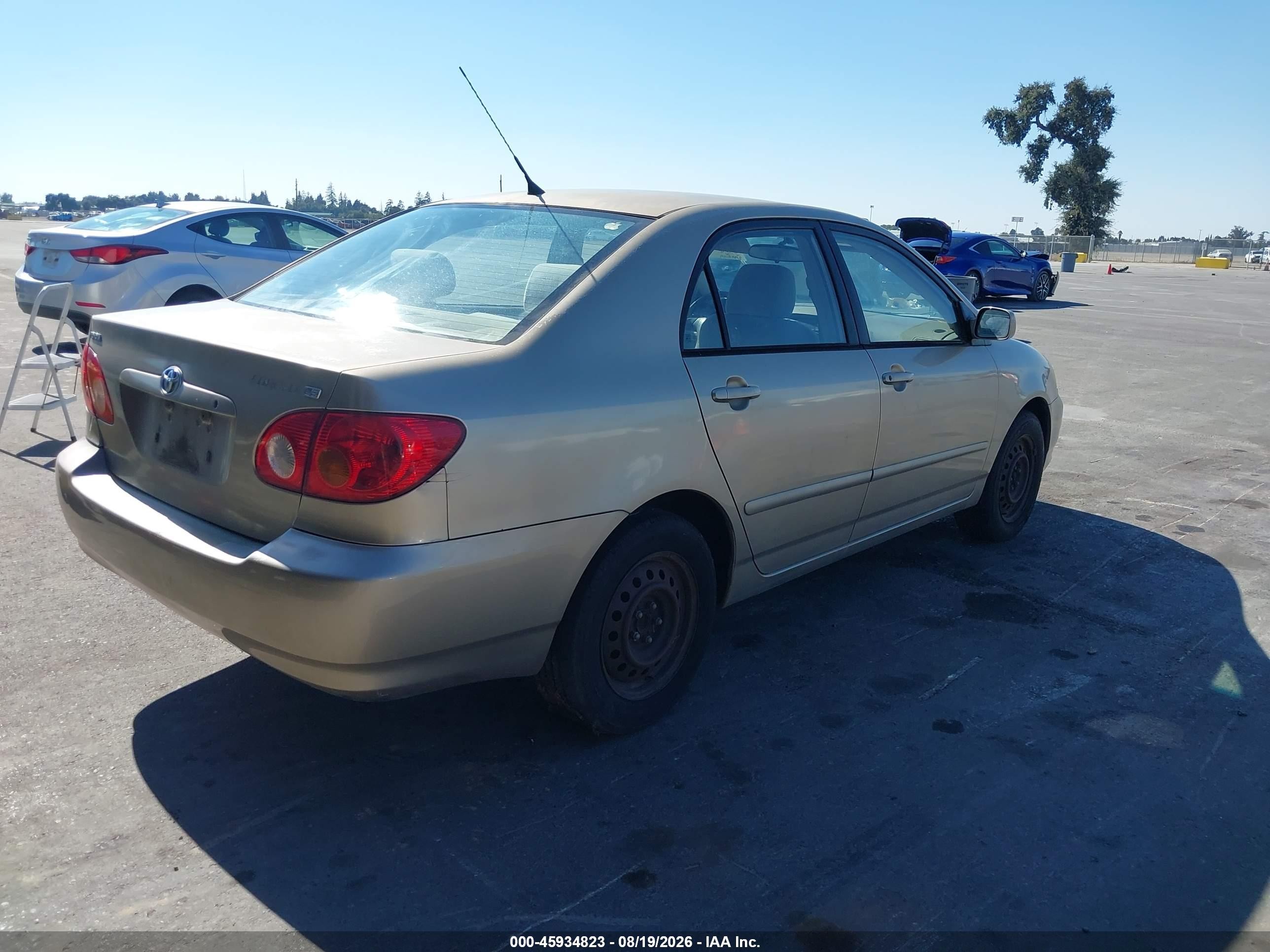 2004 Toyota Corolla Le Tan vin: 1NXBR32EX4Z245097