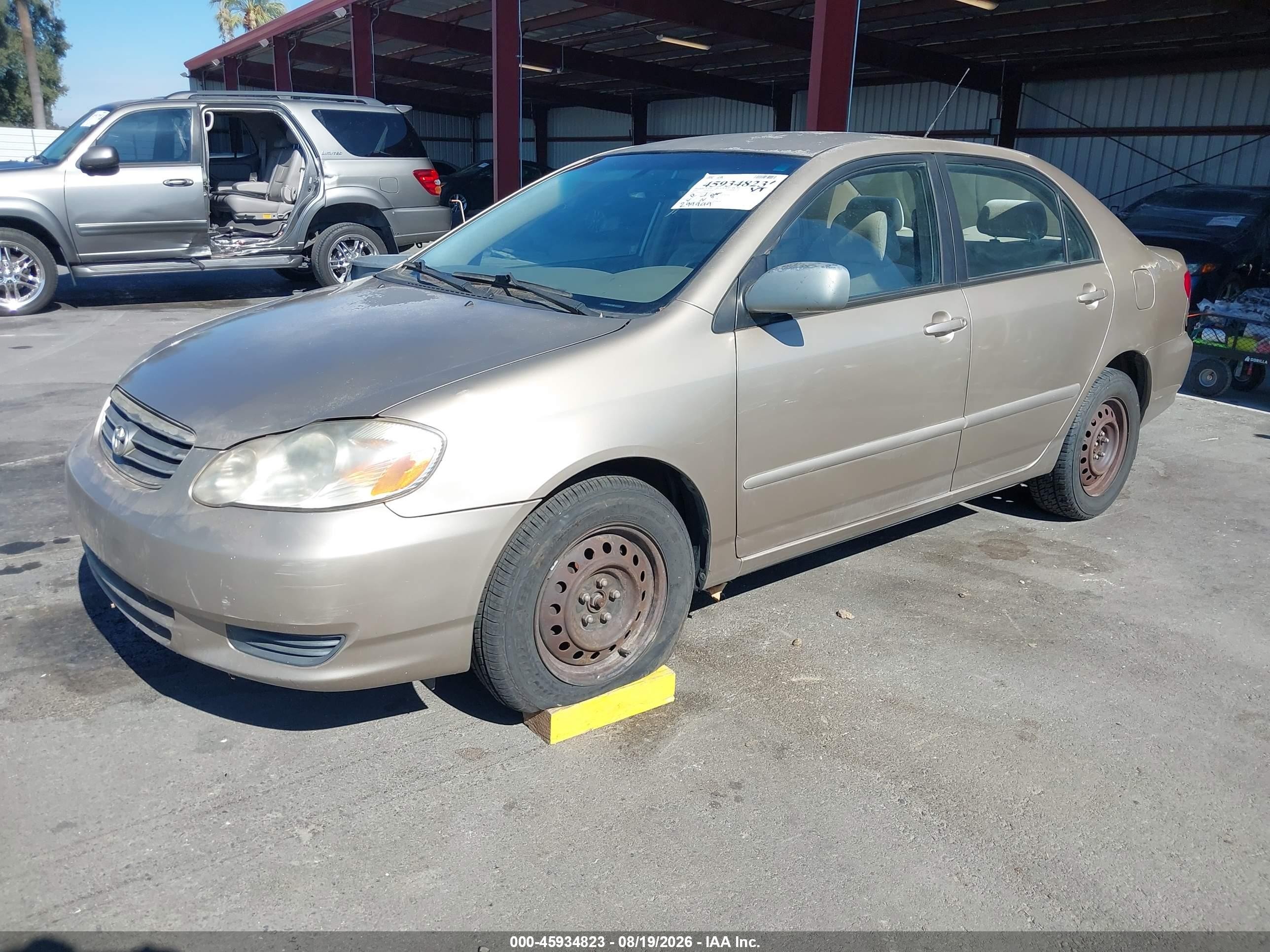 2004 Toyota Corolla Le Tan vin: 1NXBR32EX4Z245097