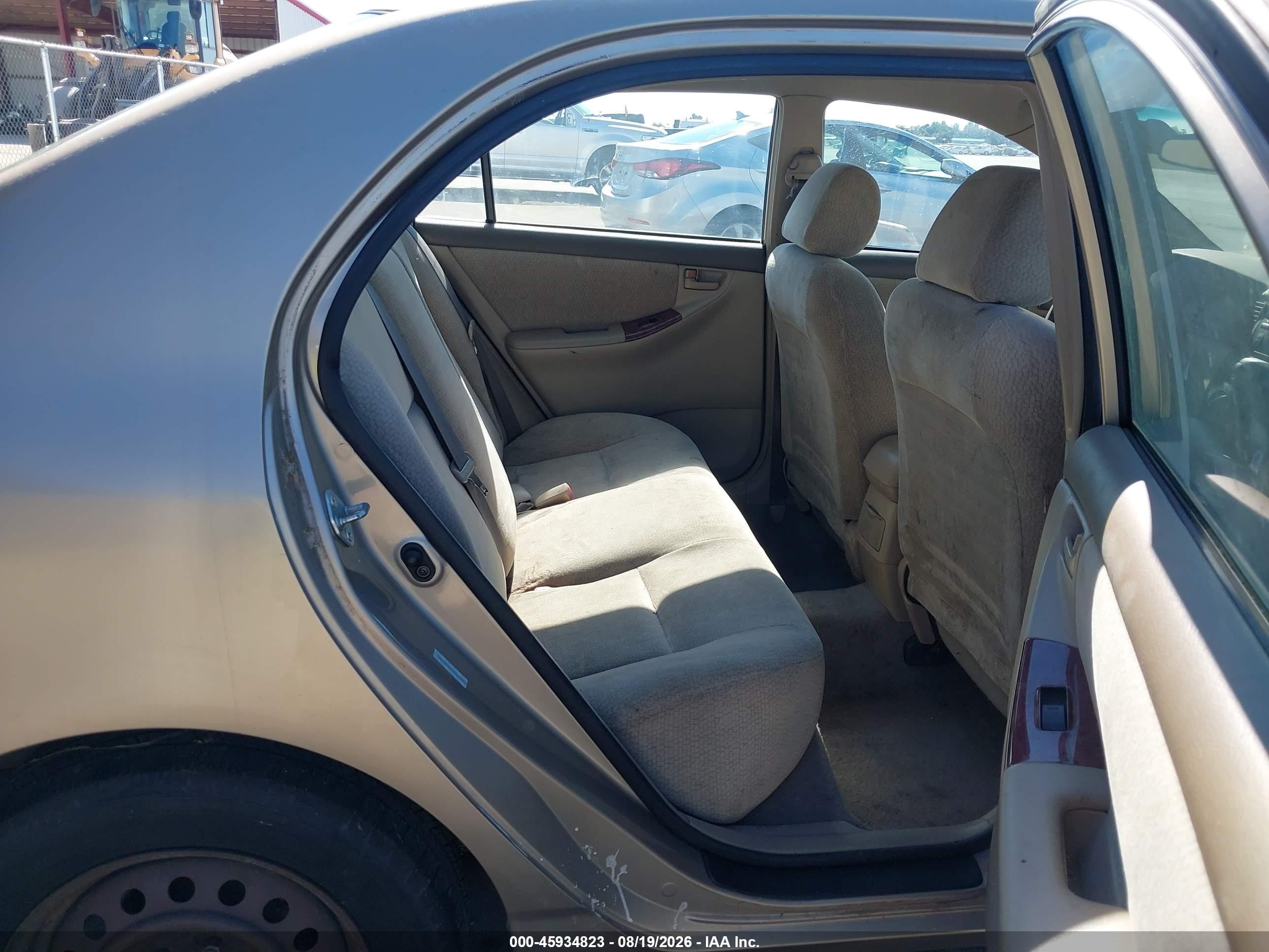 2004 Toyota Corolla Le Tan vin: 1NXBR32EX4Z245097