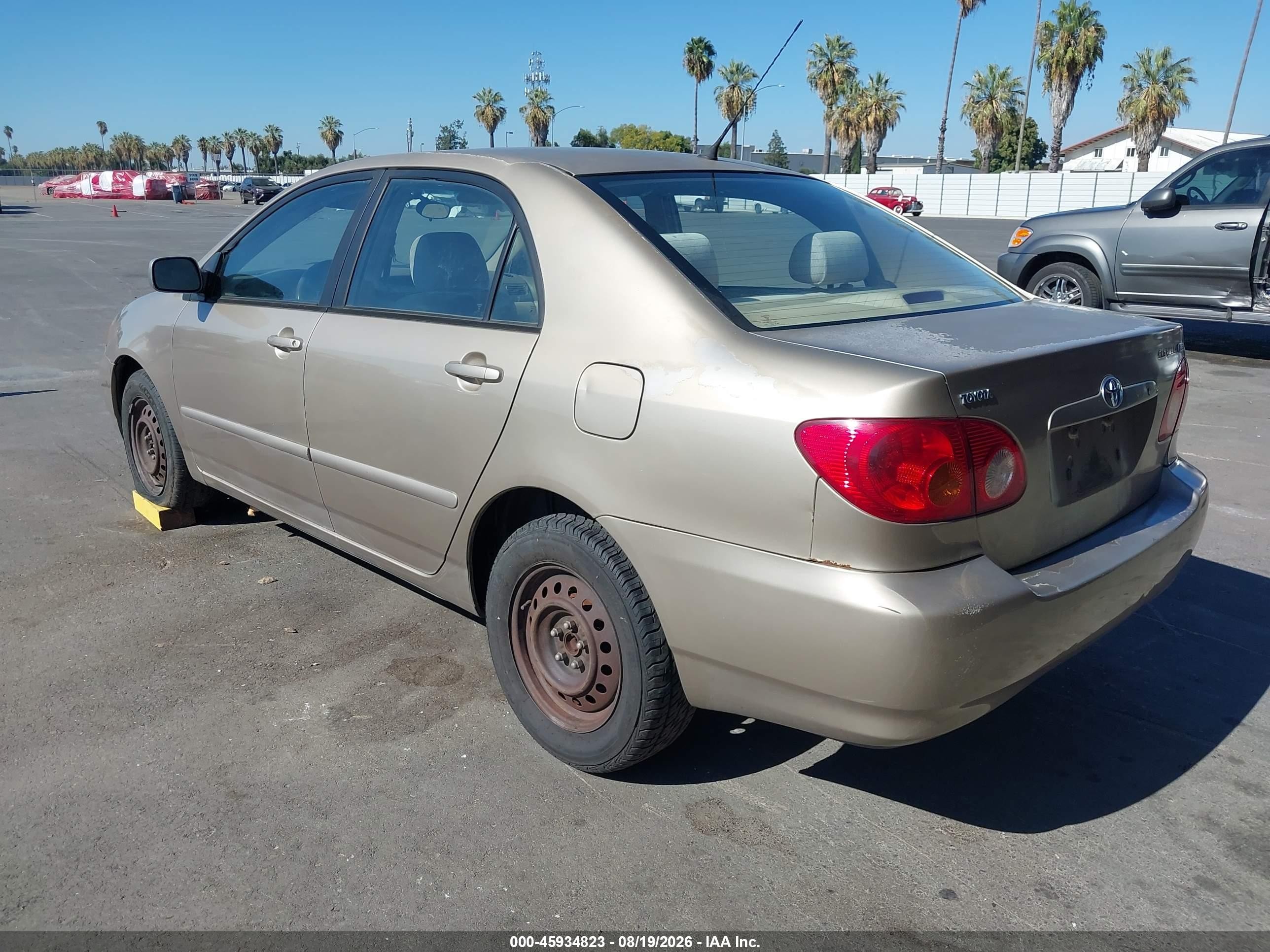 2004 Toyota Corolla Le Tan vin: 1NXBR32EX4Z245097