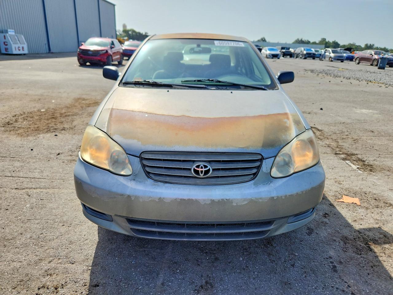 2004 Toyota Corolla Ce Silver vin: 1NXBR32EX4Z256360