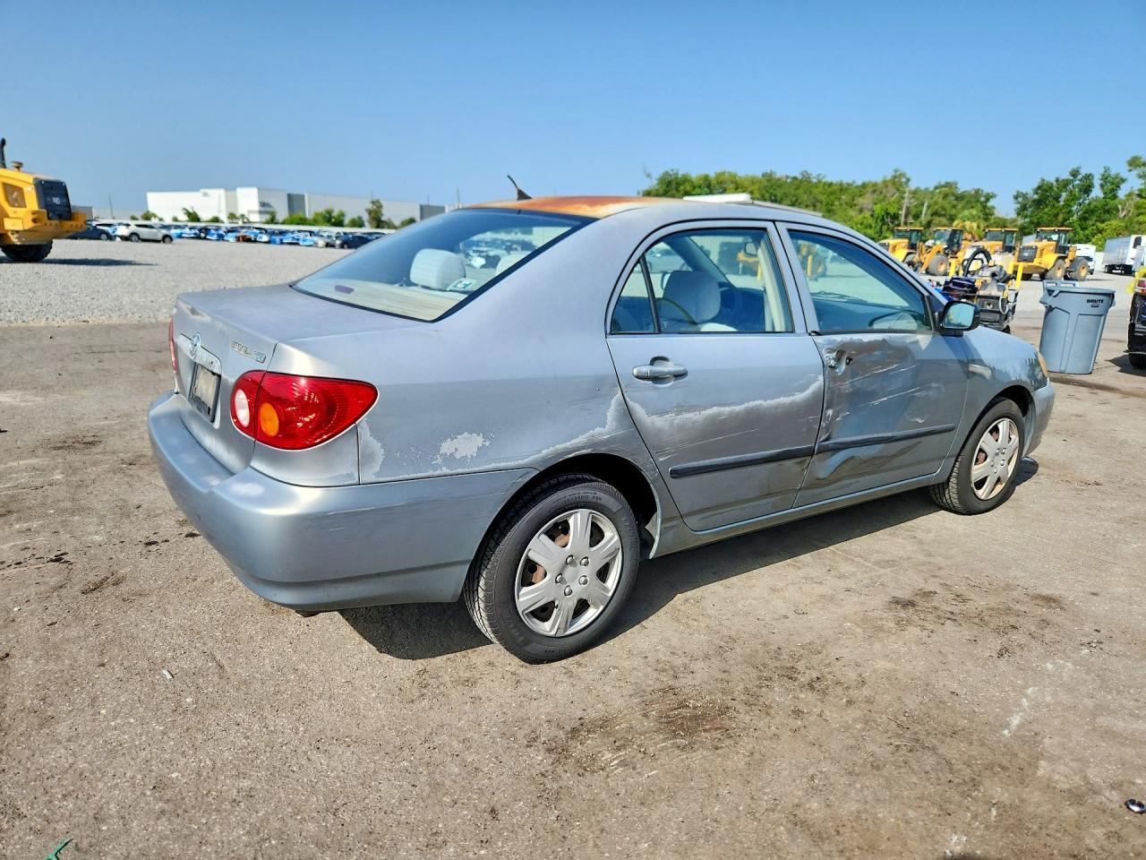 2004 Toyota Corolla Ce Silver vin: 1NXBR32EX4Z256360