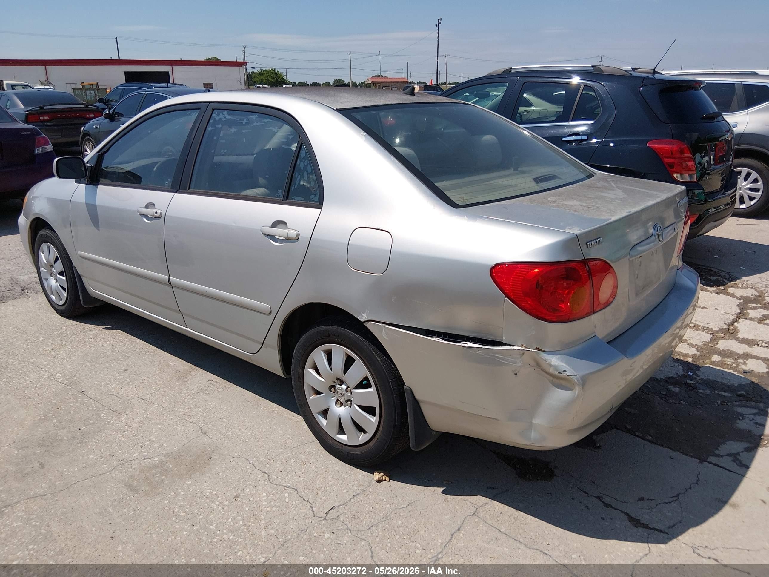 2004 Toyota Corolla Le Silver vin: 1NXBR32EX4Z256598