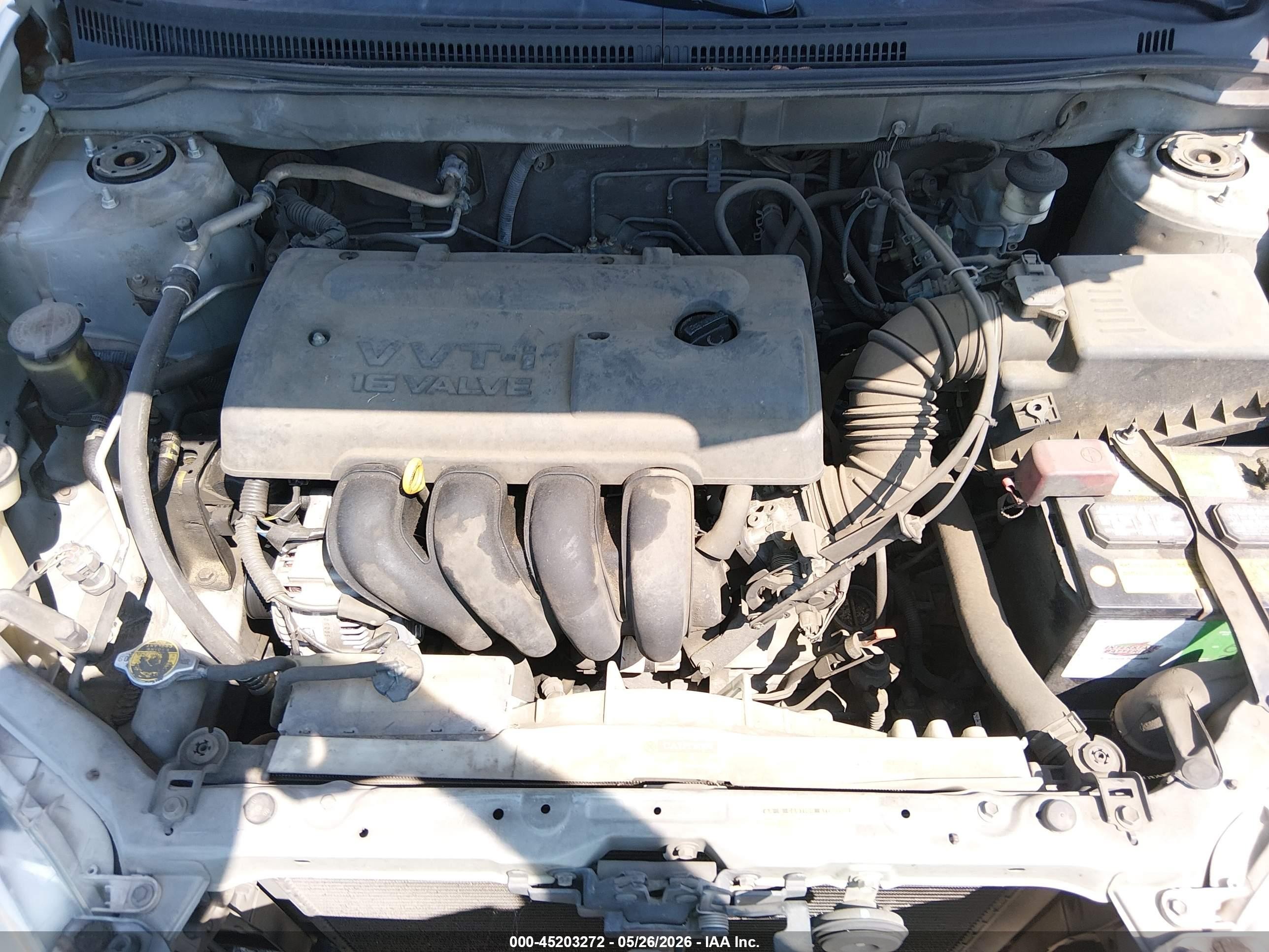 2004 Toyota Corolla Le Silver vin: 1NXBR32EX4Z256598