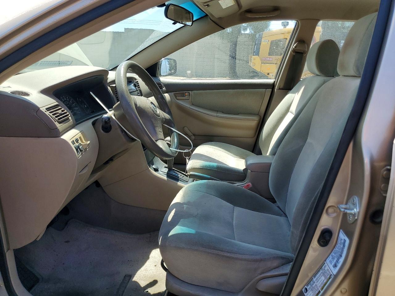 2004 Toyota Corolla Ce Beige vin: 1NXBR32EX4Z257699