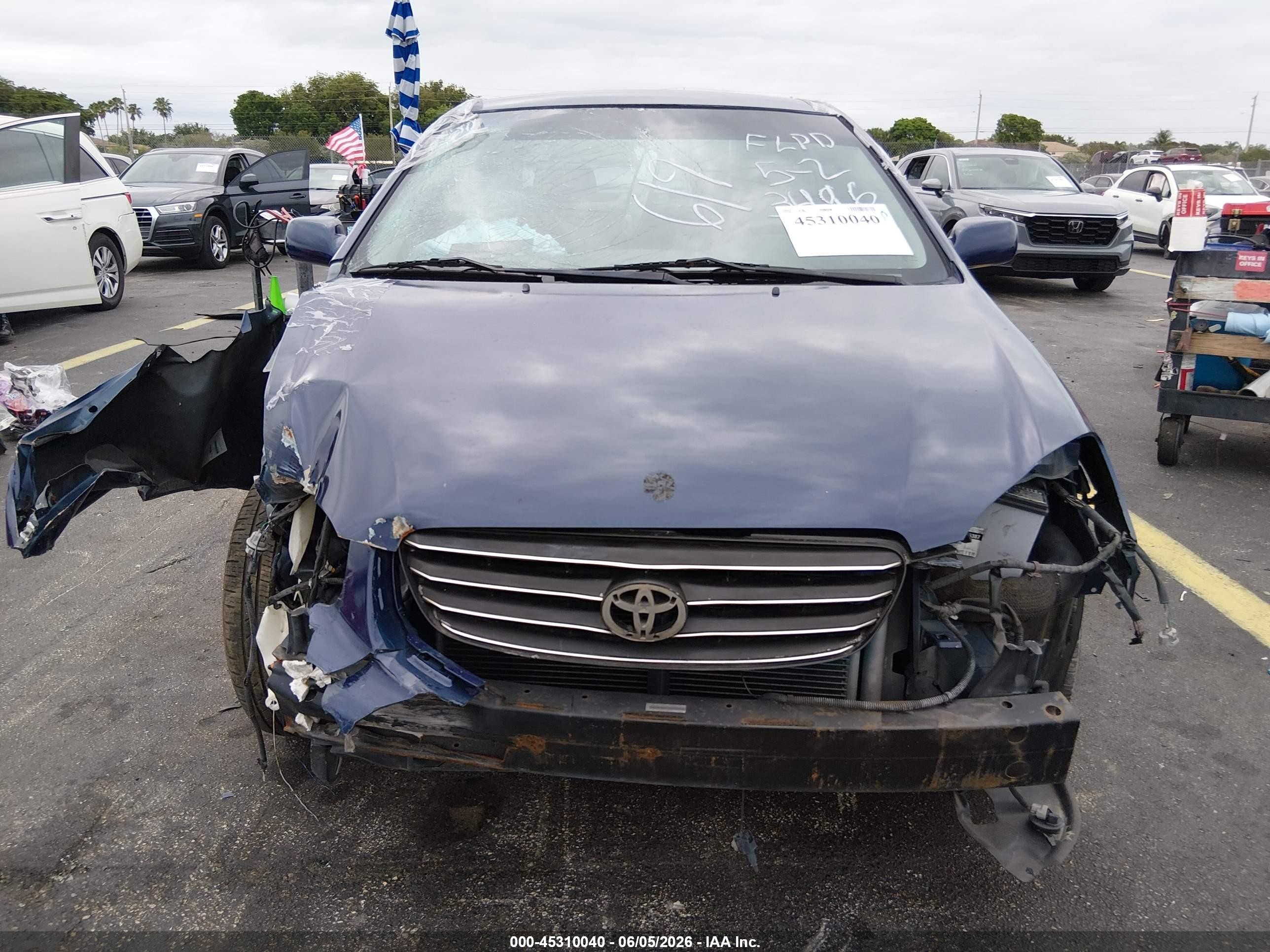 2004 Toyota Corolla S Blue vin: 1NXBR32EX4Z273496