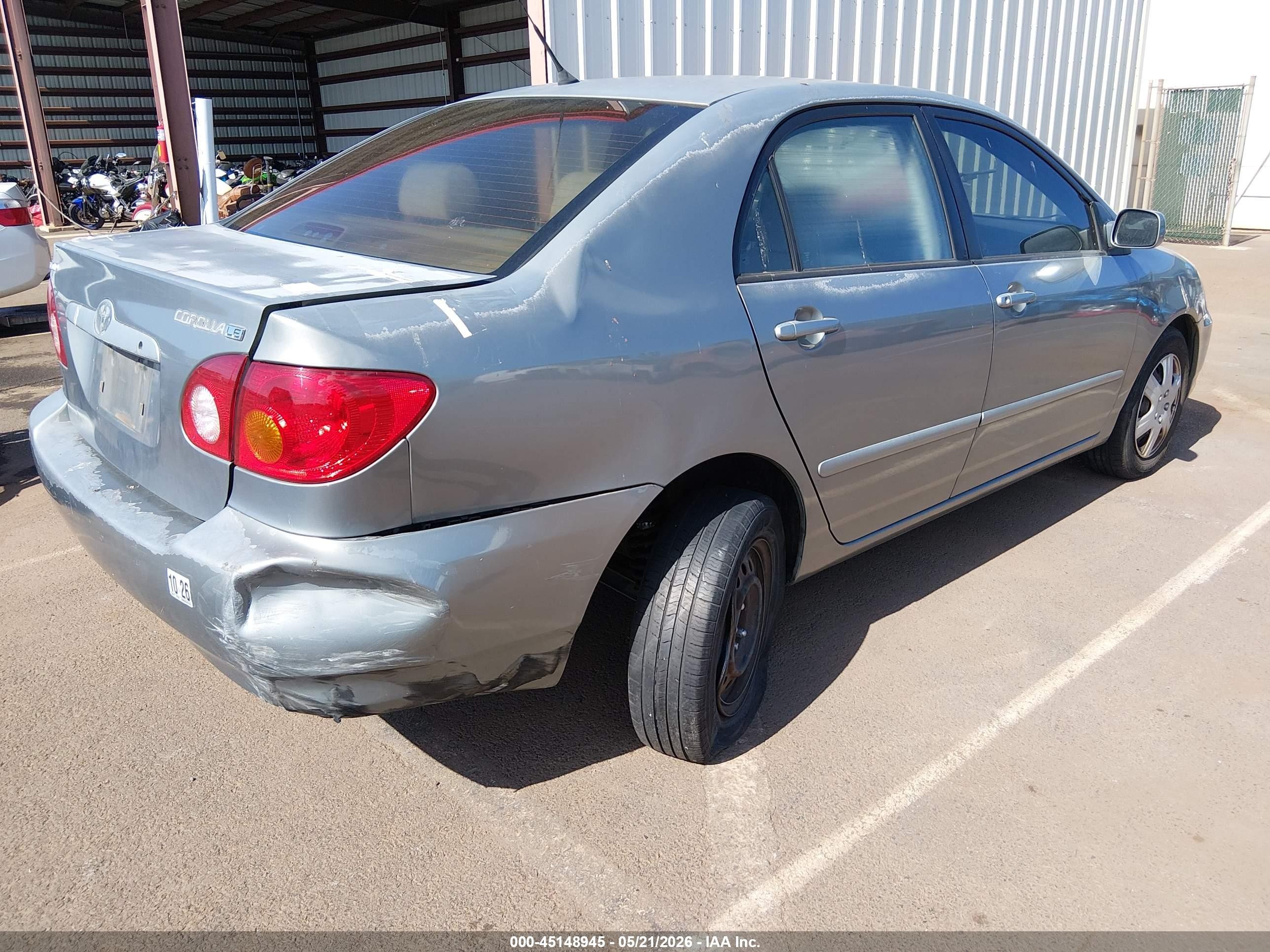 2004 Toyota Corolla Le Серебряный vin: 1NXBR32EX4Z273918