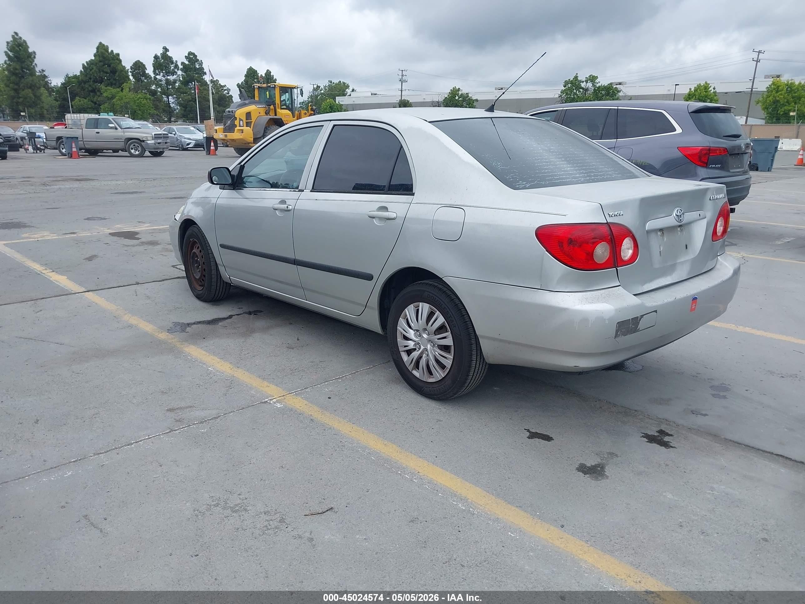 2004 Toyota Corolla Ce Gray vin: 1NXBR32EX4Z281999