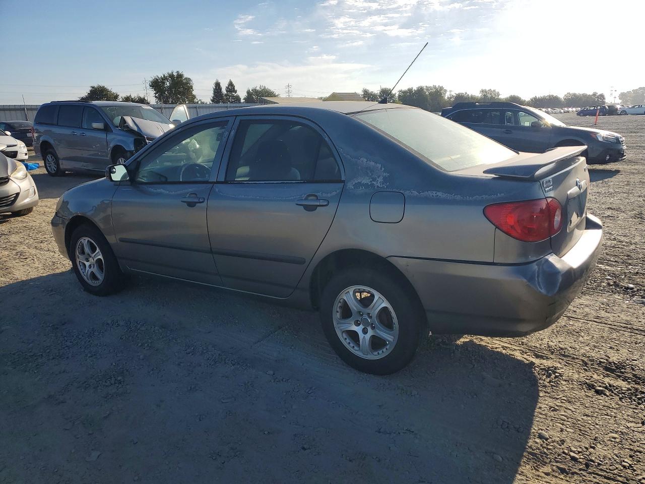 2004 Toyota Corolla Ce Gray vin: 1NXBR32EX4Z287334