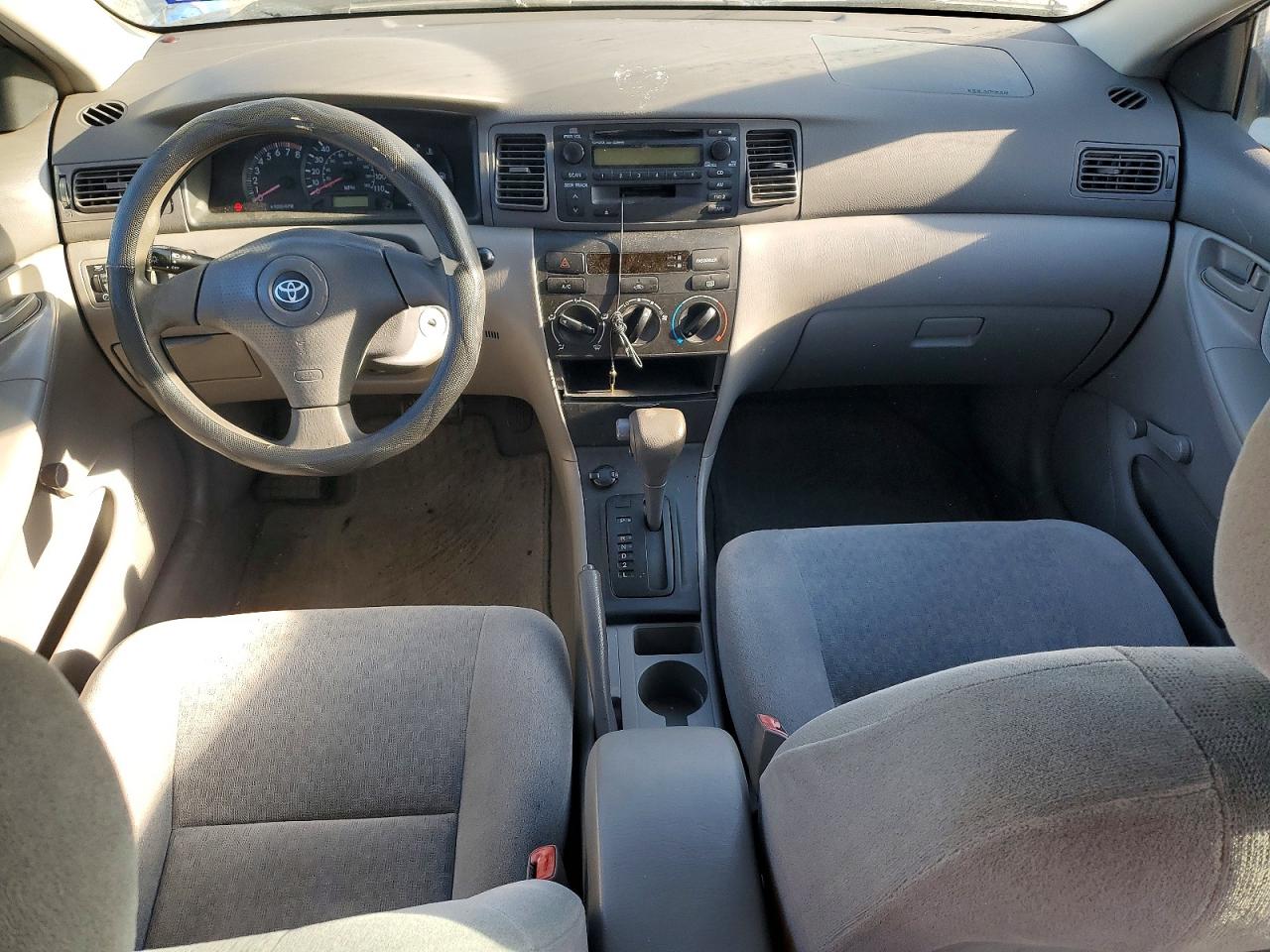 2004 Toyota Corolla Ce Gray vin: 1NXBR32EX4Z287334