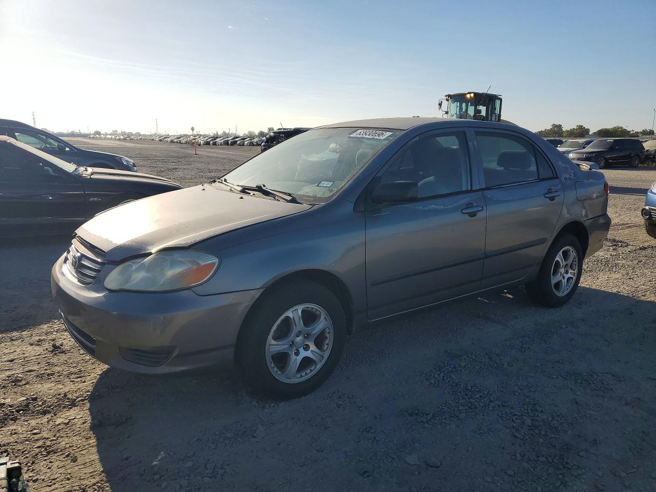 2004 Toyota Corolla Ce Gray vin: 1NXBR32EX4Z287334
