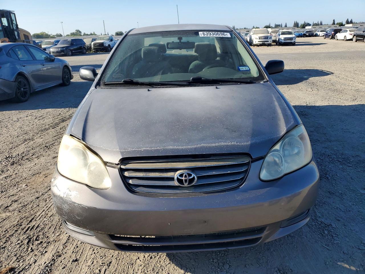 2004 Toyota Corolla Ce Gray vin: 1NXBR32EX4Z287334