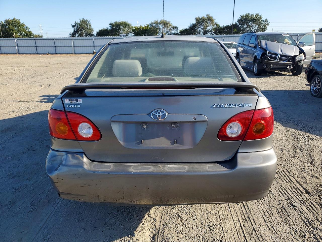 2004 Toyota Corolla Ce Gray vin: 1NXBR32EX4Z287334