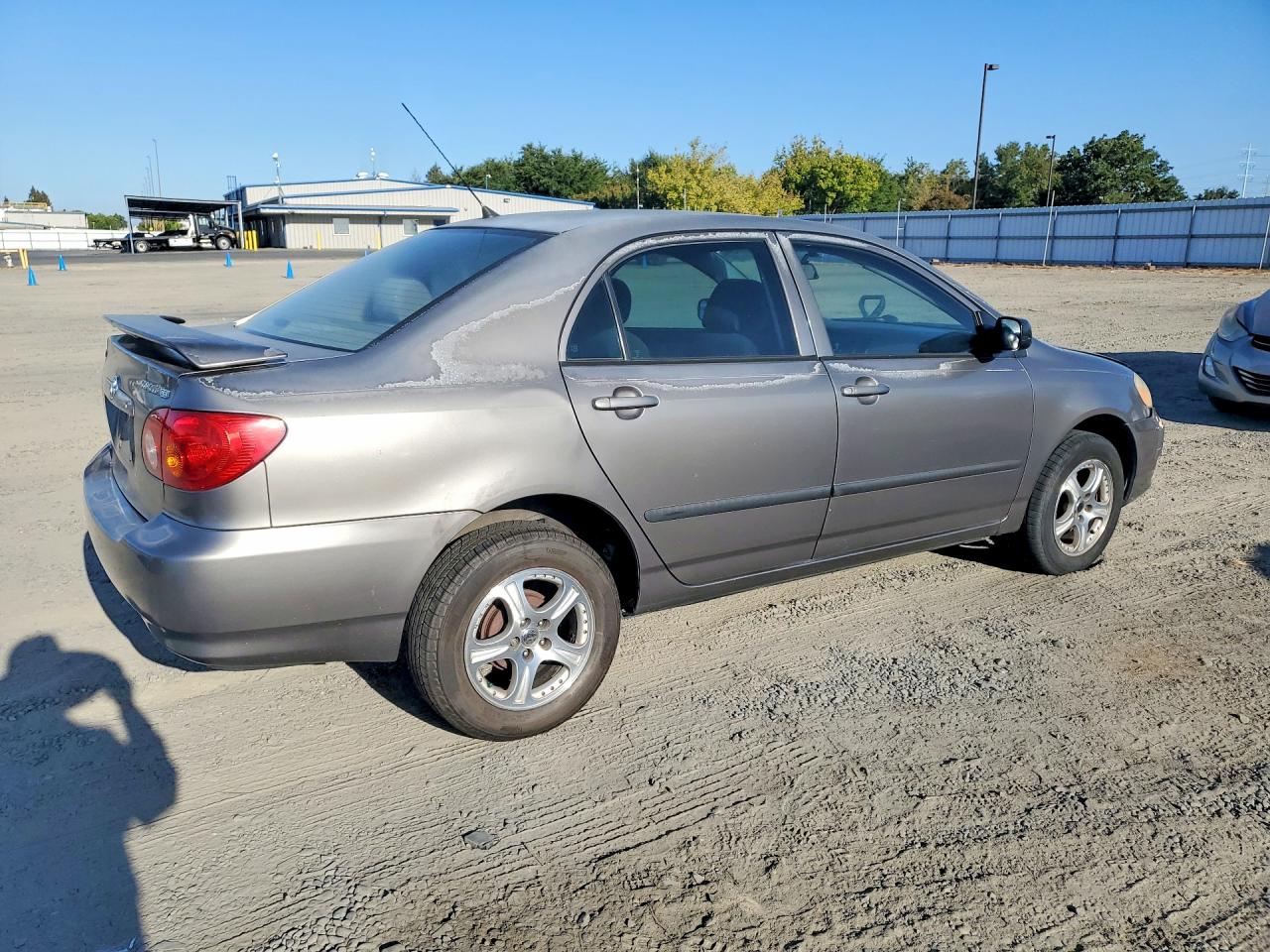 2004 Toyota Corolla Ce Gray vin: 1NXBR32EX4Z287334