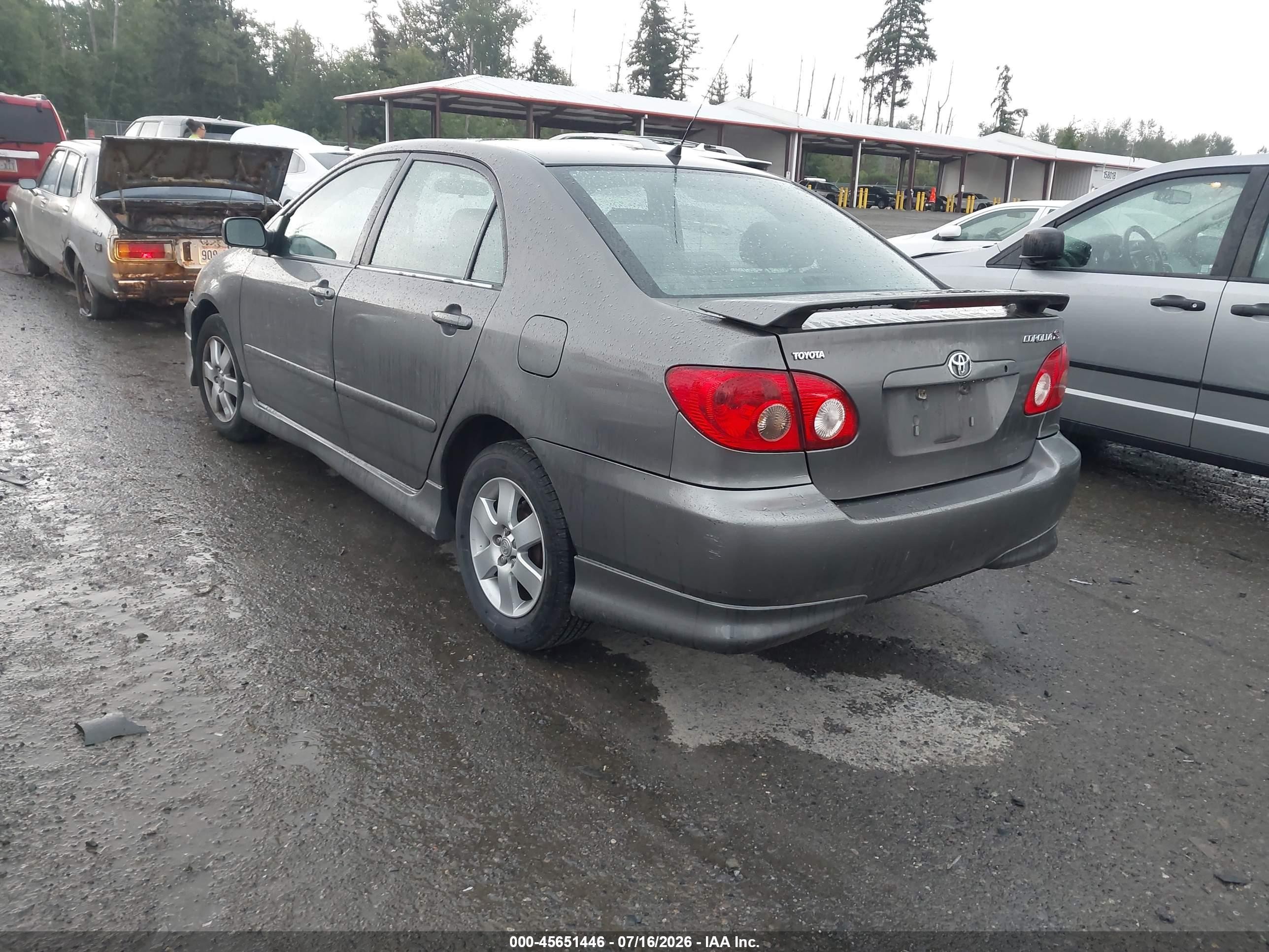 2005 Toyota Corolla S Gray vin: 1NXBR32EX5Z382655