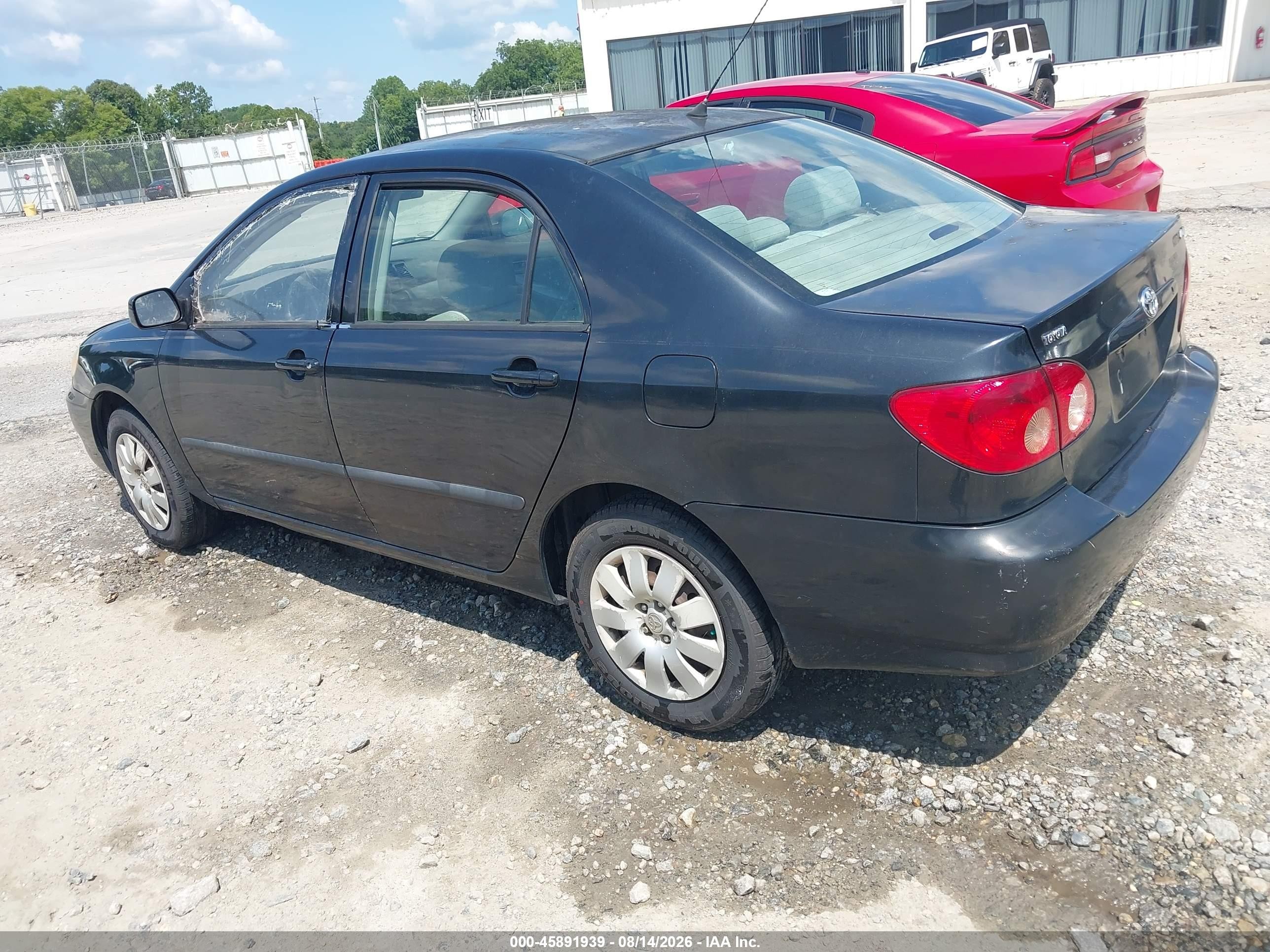 2005 Toyota Corolla Ce Black vin: 1NXBR32EX5Z389945