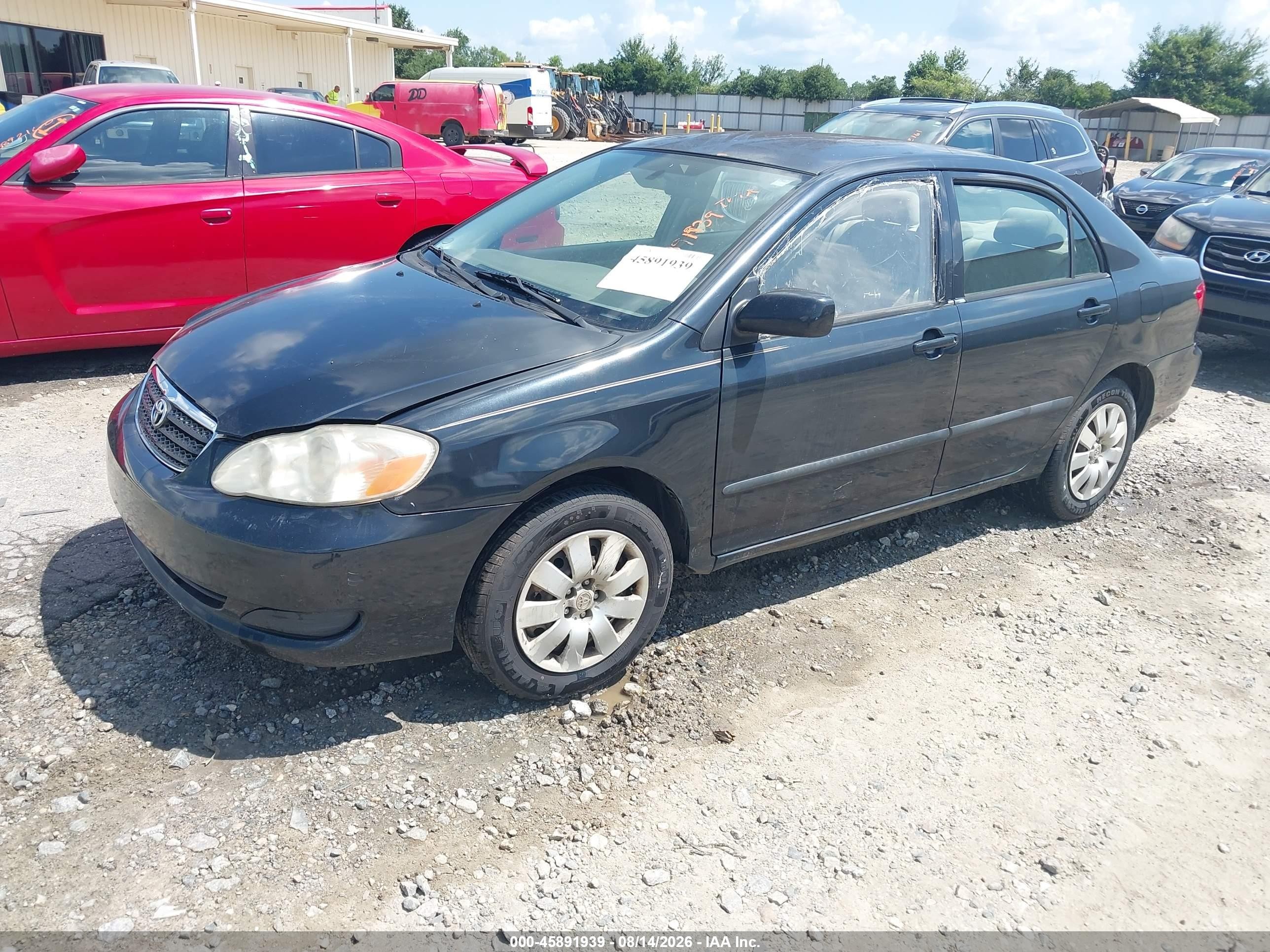 2005 Toyota Corolla Ce Black vin: 1NXBR32EX5Z389945