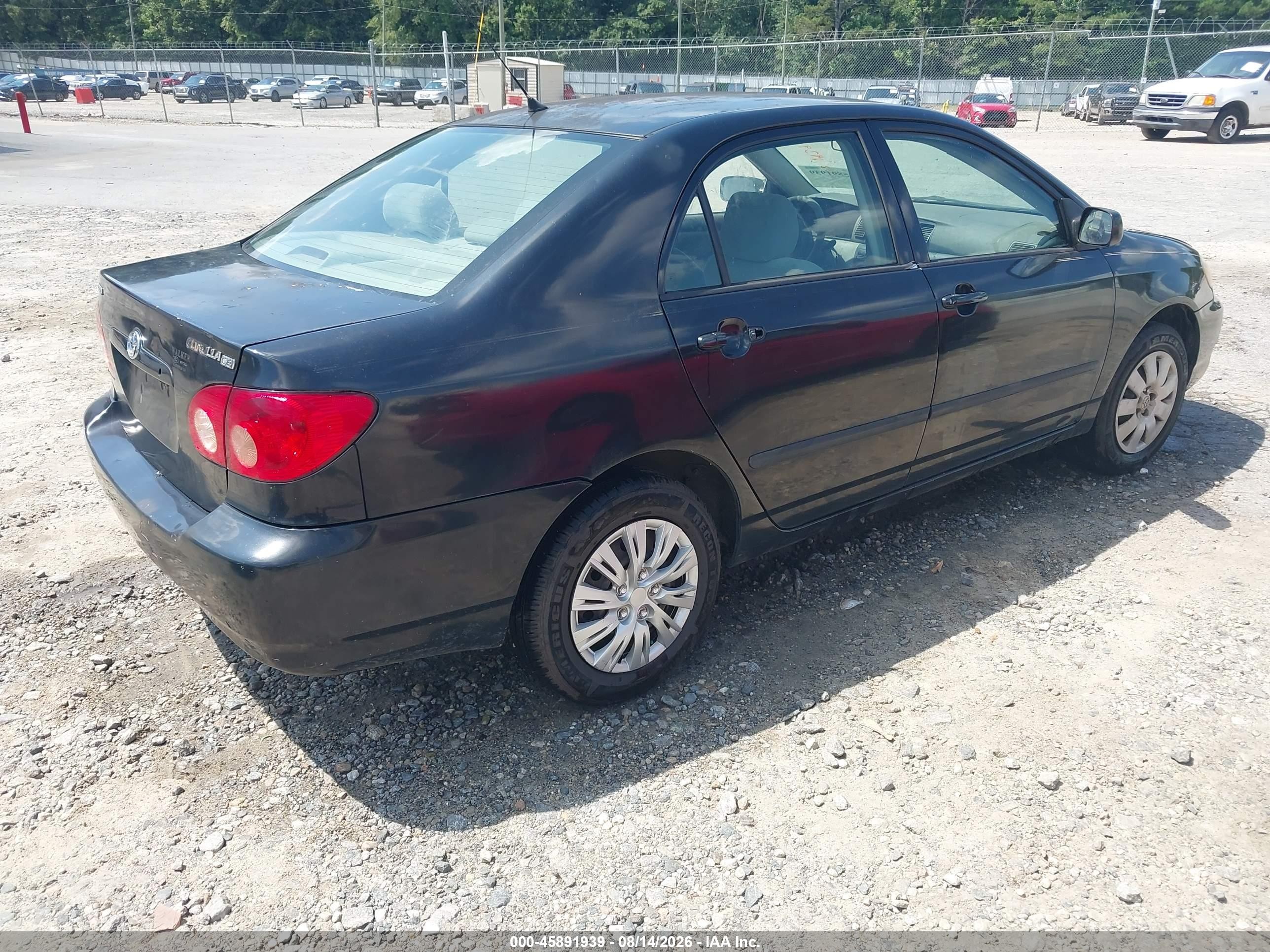 2005 Toyota Corolla Ce Black vin: 1NXBR32EX5Z389945