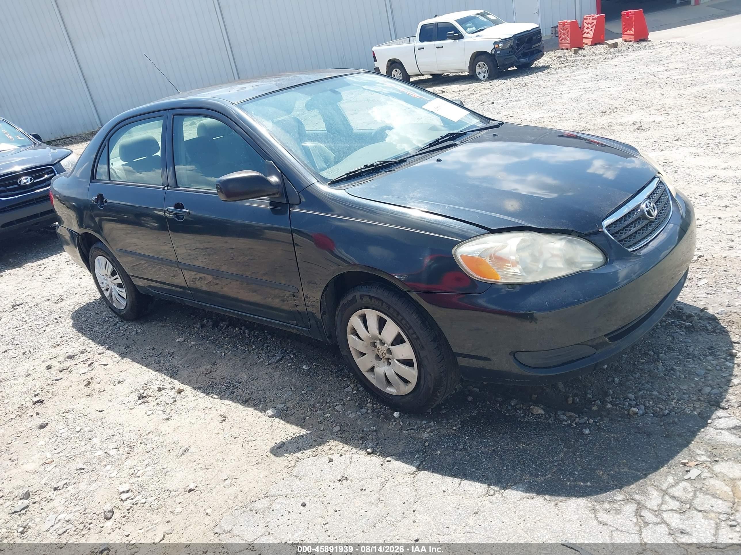 2005 Toyota Corolla Ce Black vin: 1NXBR32EX5Z389945