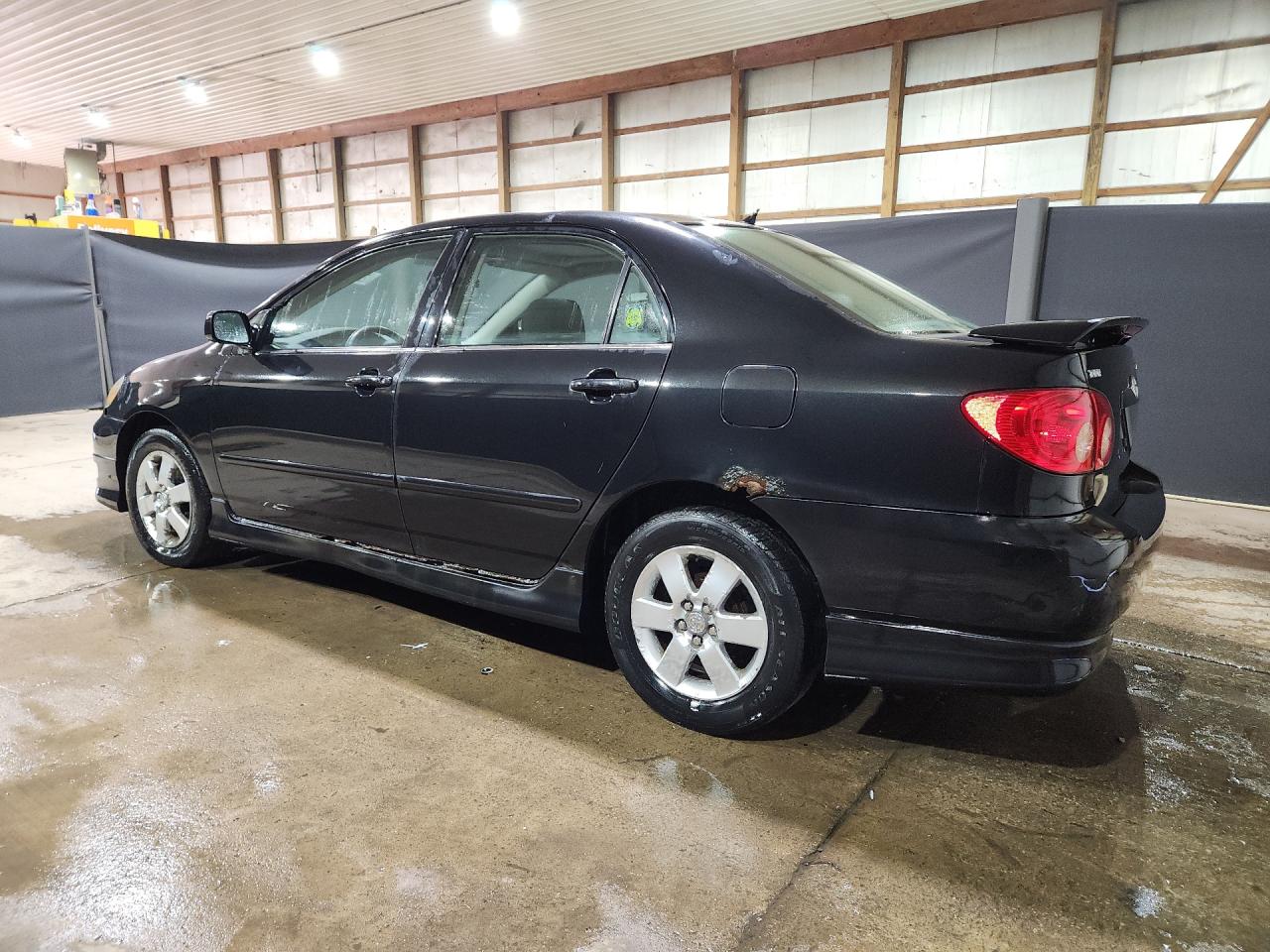 2005 Toyota Corolla S Черный vin: 1NXBR32EX5Z411295 Damage: Left Rear Door, Heavy Scratch, 1 To 2 Inches