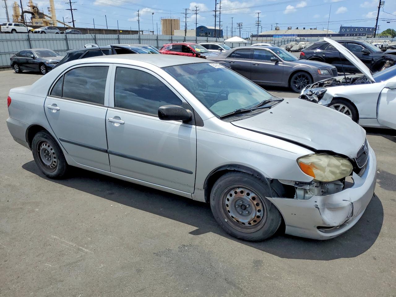 2005 Toyota Corolla Ce Silver vin: 1NXBR32EX5Z422815