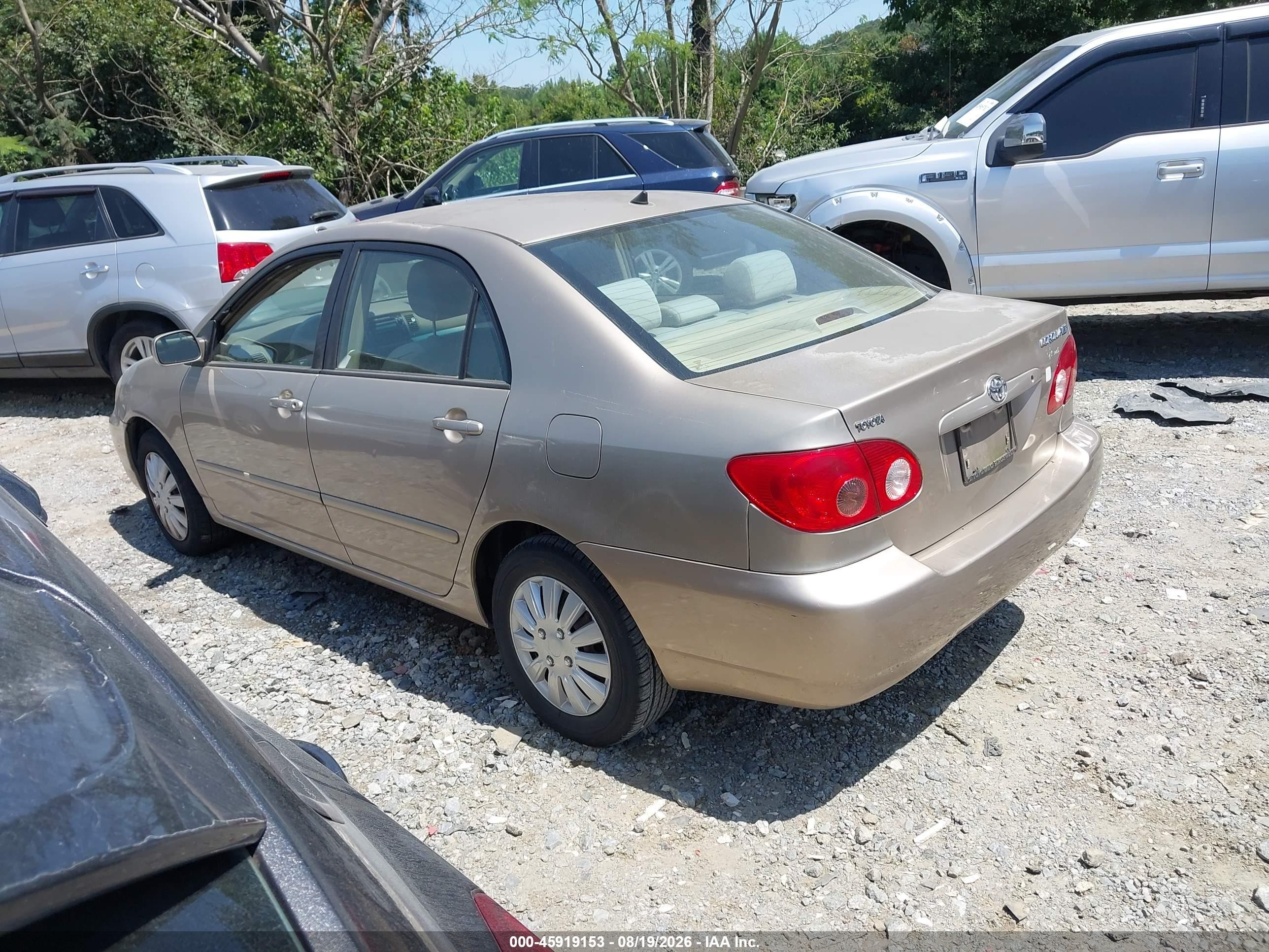 2005 Toyota Corolla Le Tan vin: 1NXBR32EX5Z436049