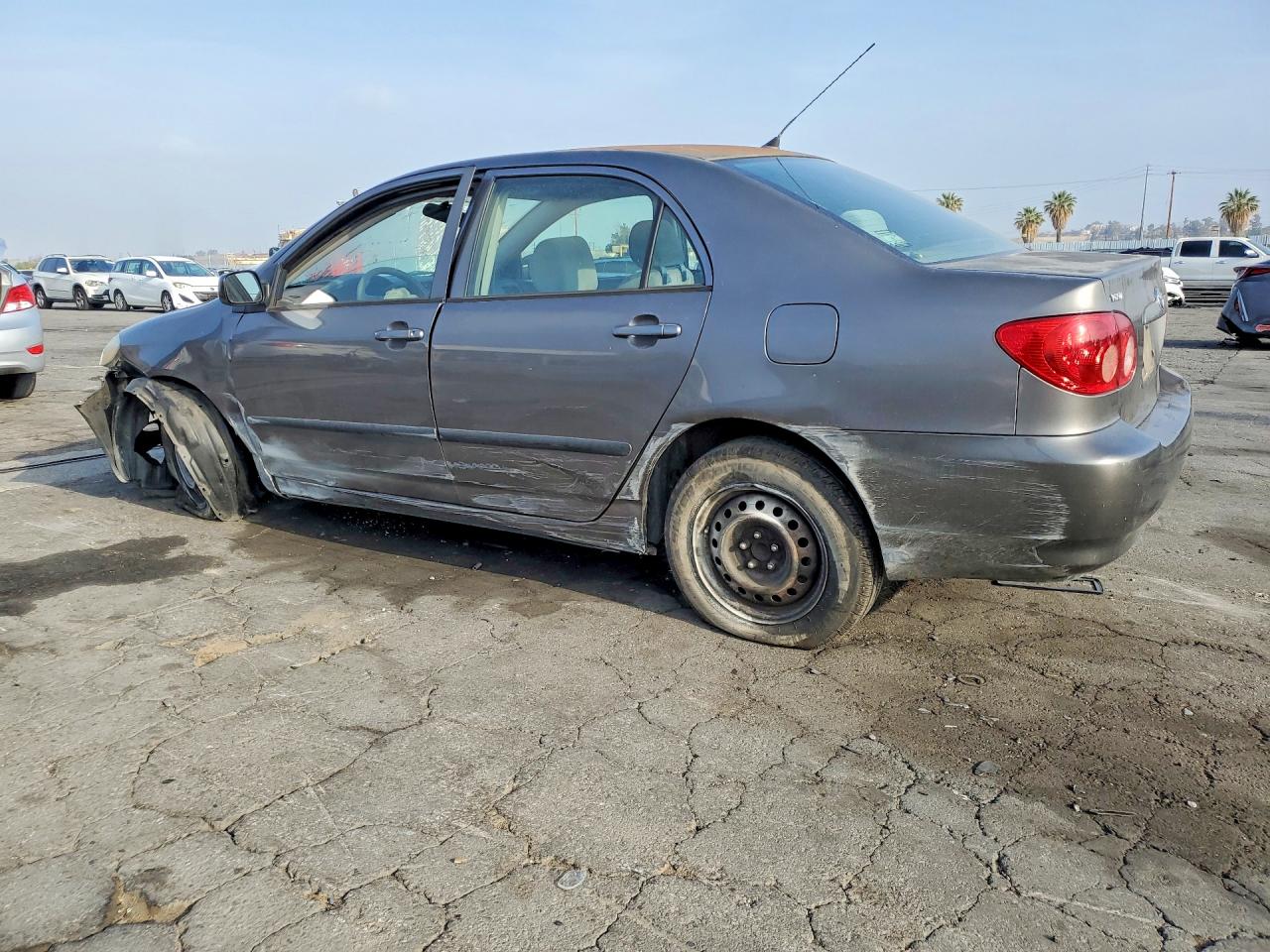 2005 Toyota Corolla Ce Gray vin: 1NXBR32EX5Z452462