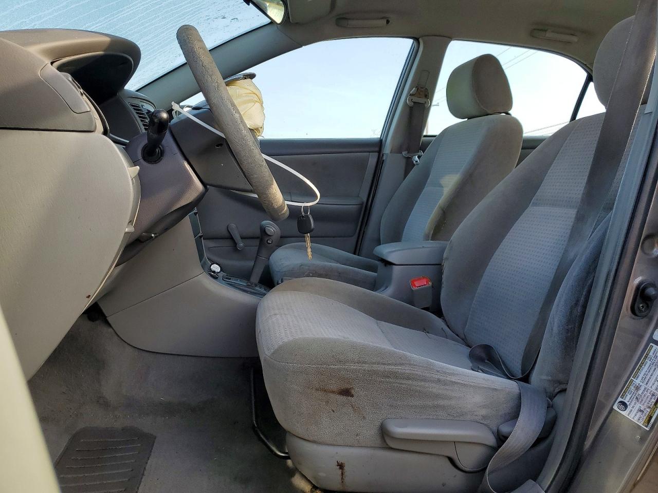 2005 Toyota Corolla Ce Gray vin: 1NXBR32EX5Z452462