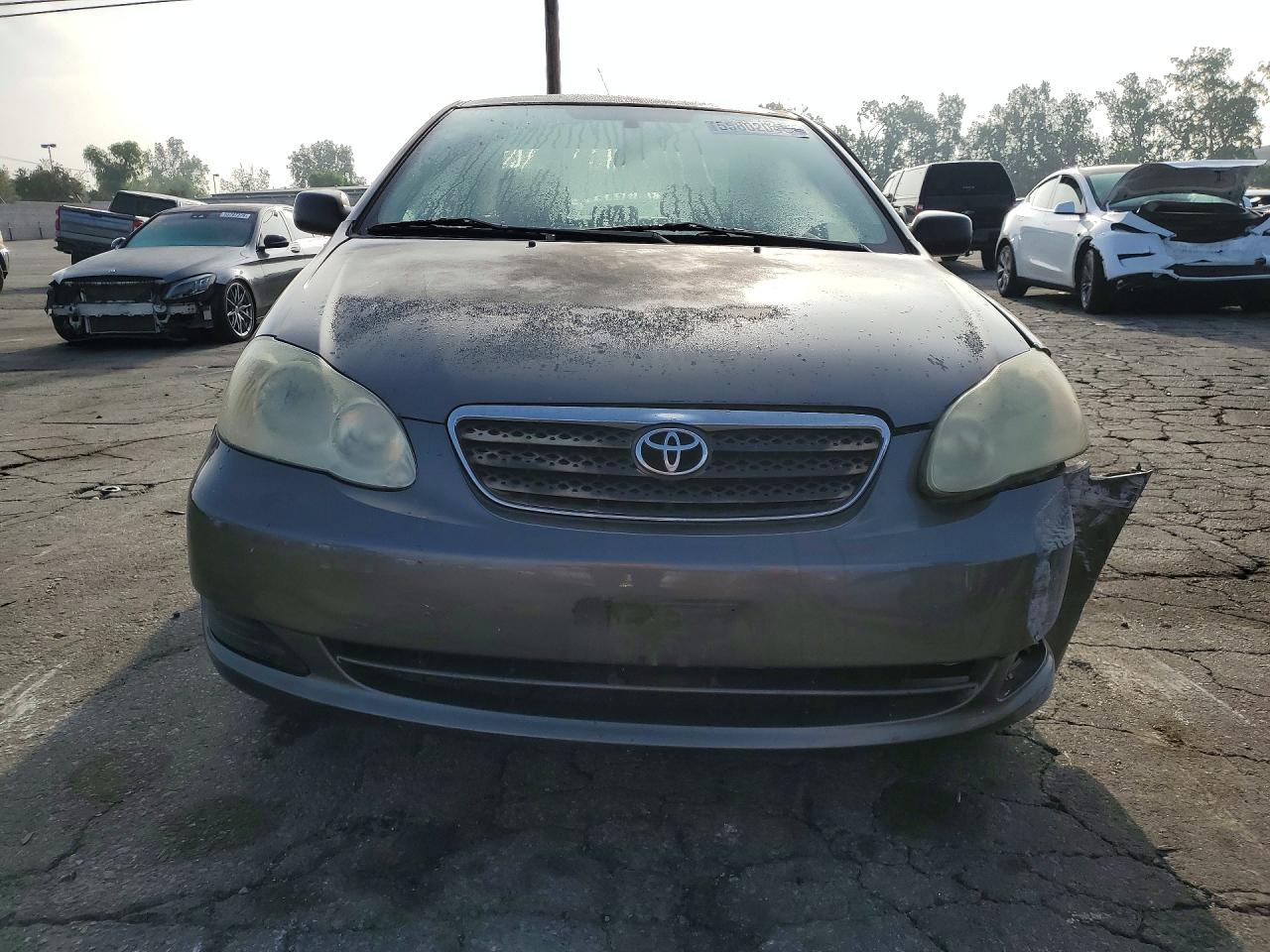 2005 Toyota Corolla Ce Gray vin: 1NXBR32EX5Z452462