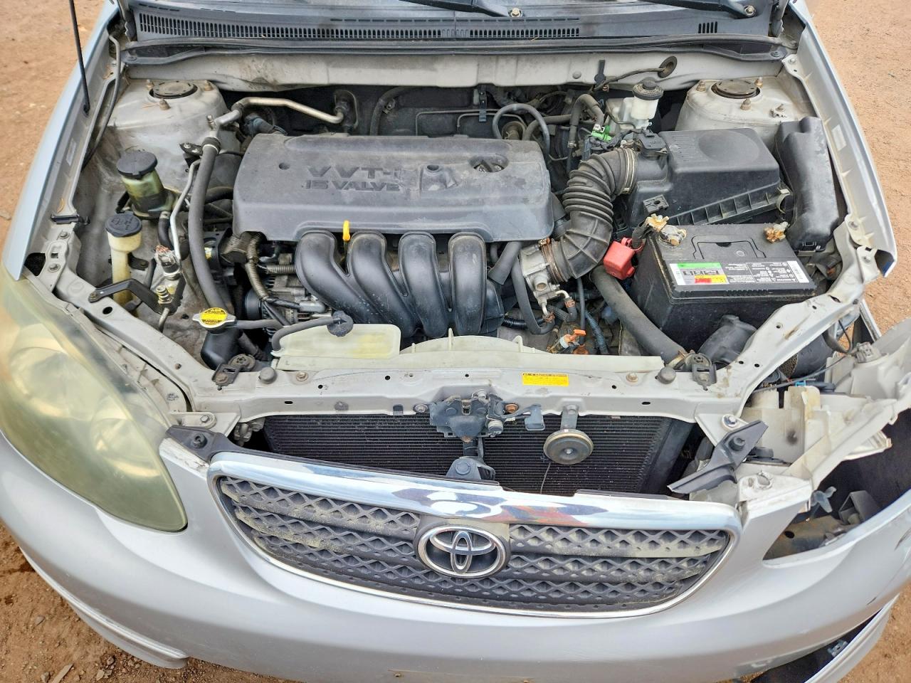 2005 Toyota Corolla S Silver vin: 1NXBR32EX5Z470900