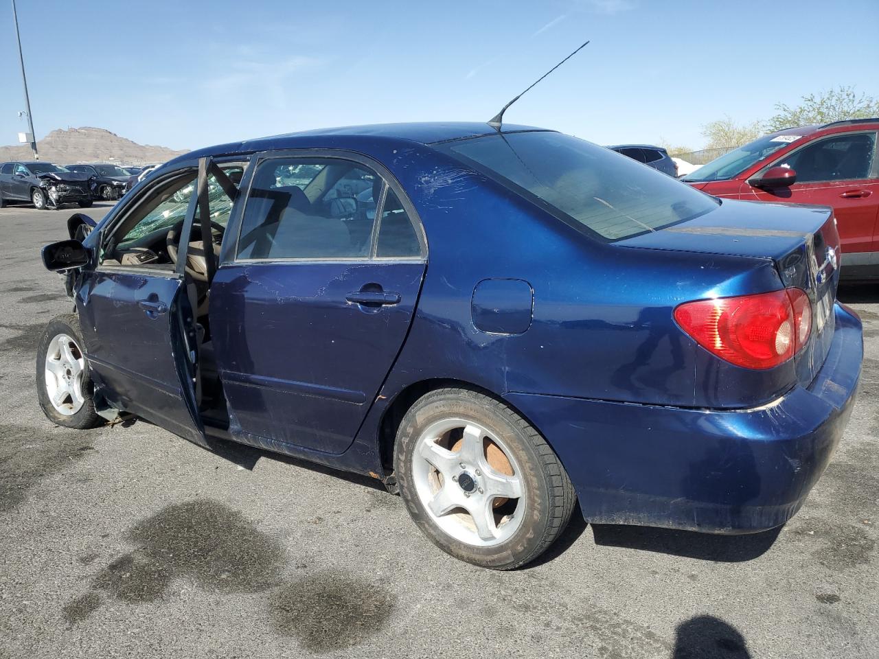 2005 Toyota Corolla Ce Blue vin: 1NXBR32EX5Z474414