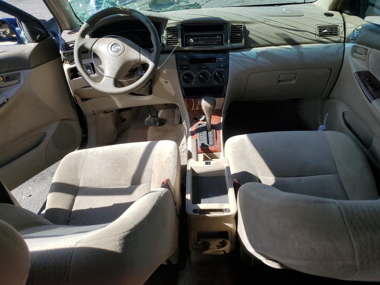 2005 Toyota Corolla Ce Blue vin: 1NXBR32EX5Z474414
