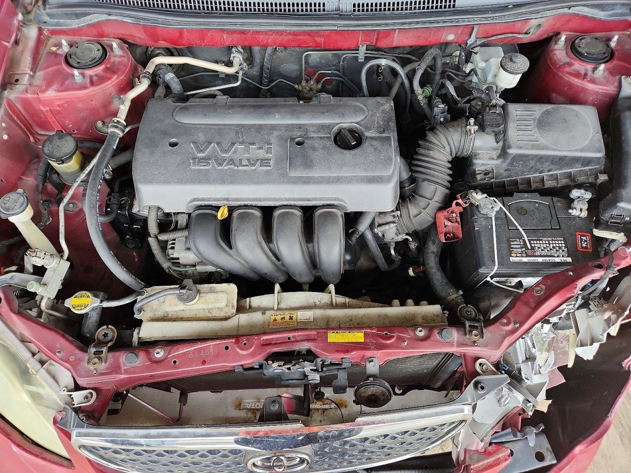 2005 Toyota Corolla Ce Red vin: 1NXBR32EX5Z501871