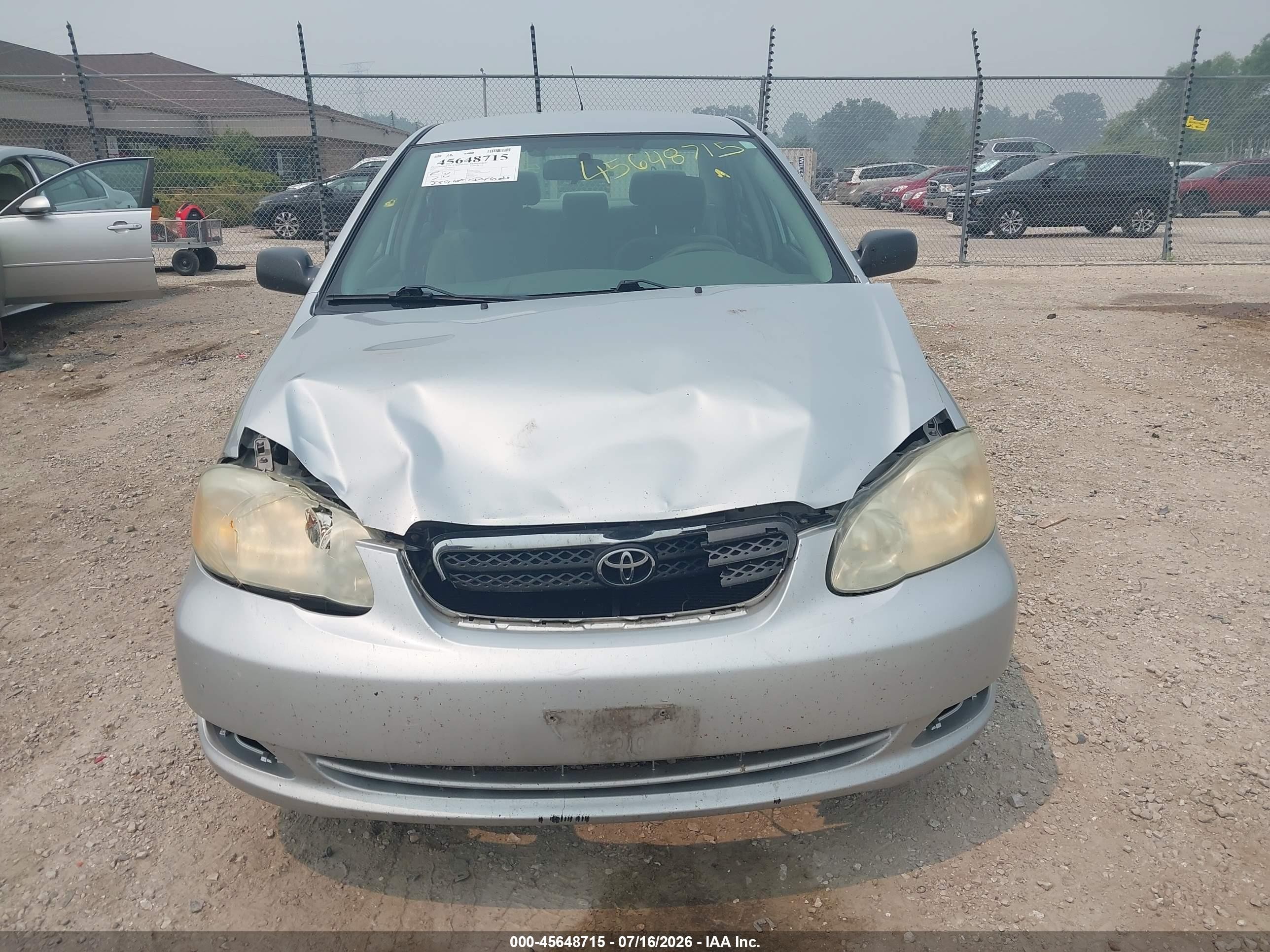 2005 Toyota Corolla Ce Silver vin: 1NXBR32EX5Z504995