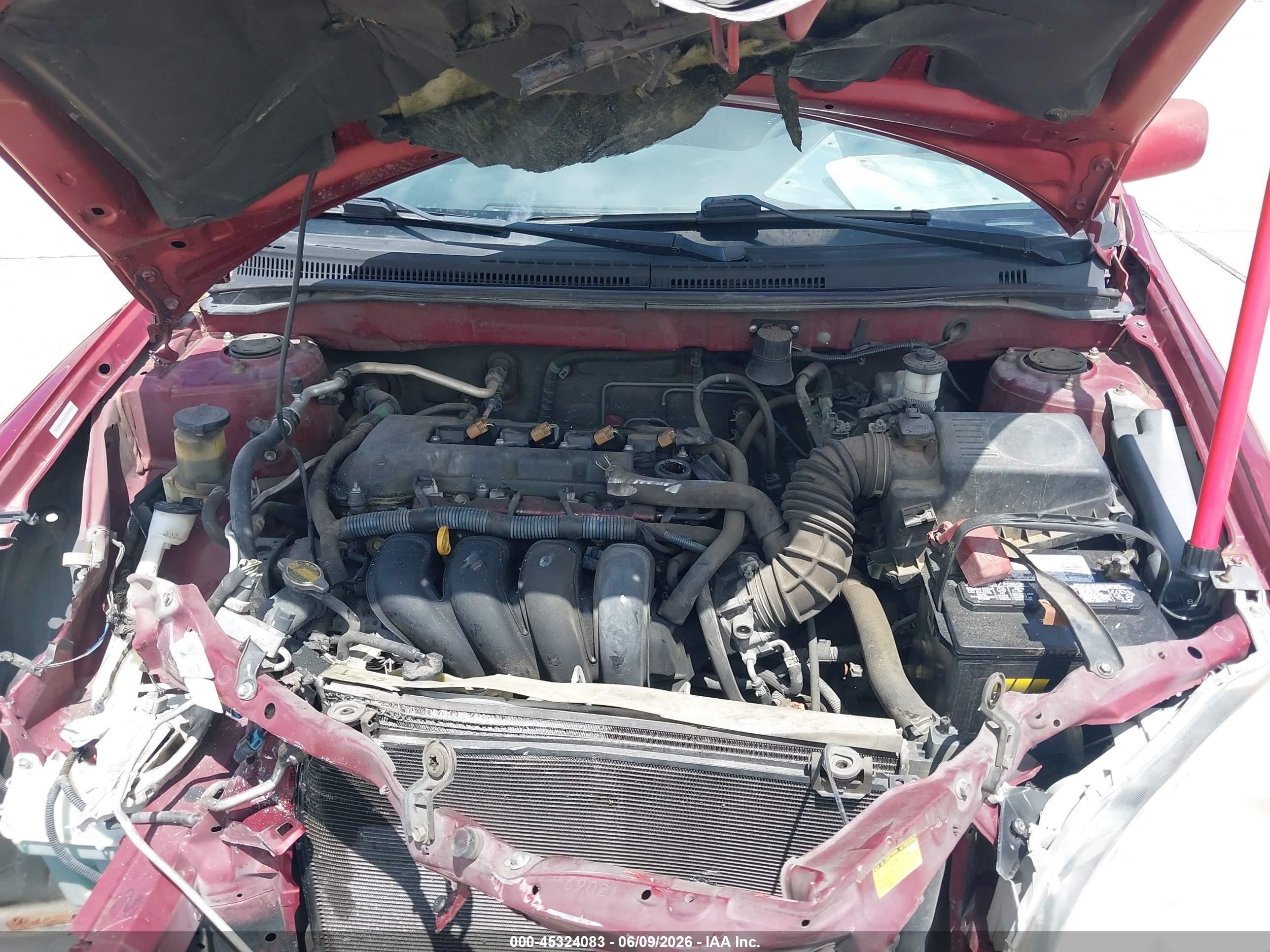 2005 Toyota Corolla S Red vin: 1NXBR32EX5Z507427