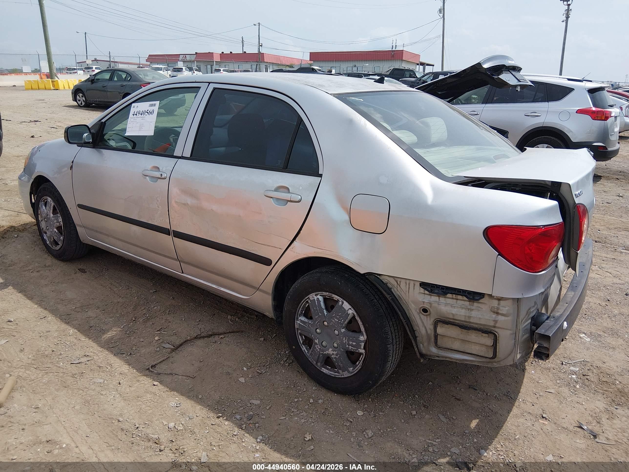 2005 Toyota Corolla Ce Silver vin: 1NXBR32EX5Z517598