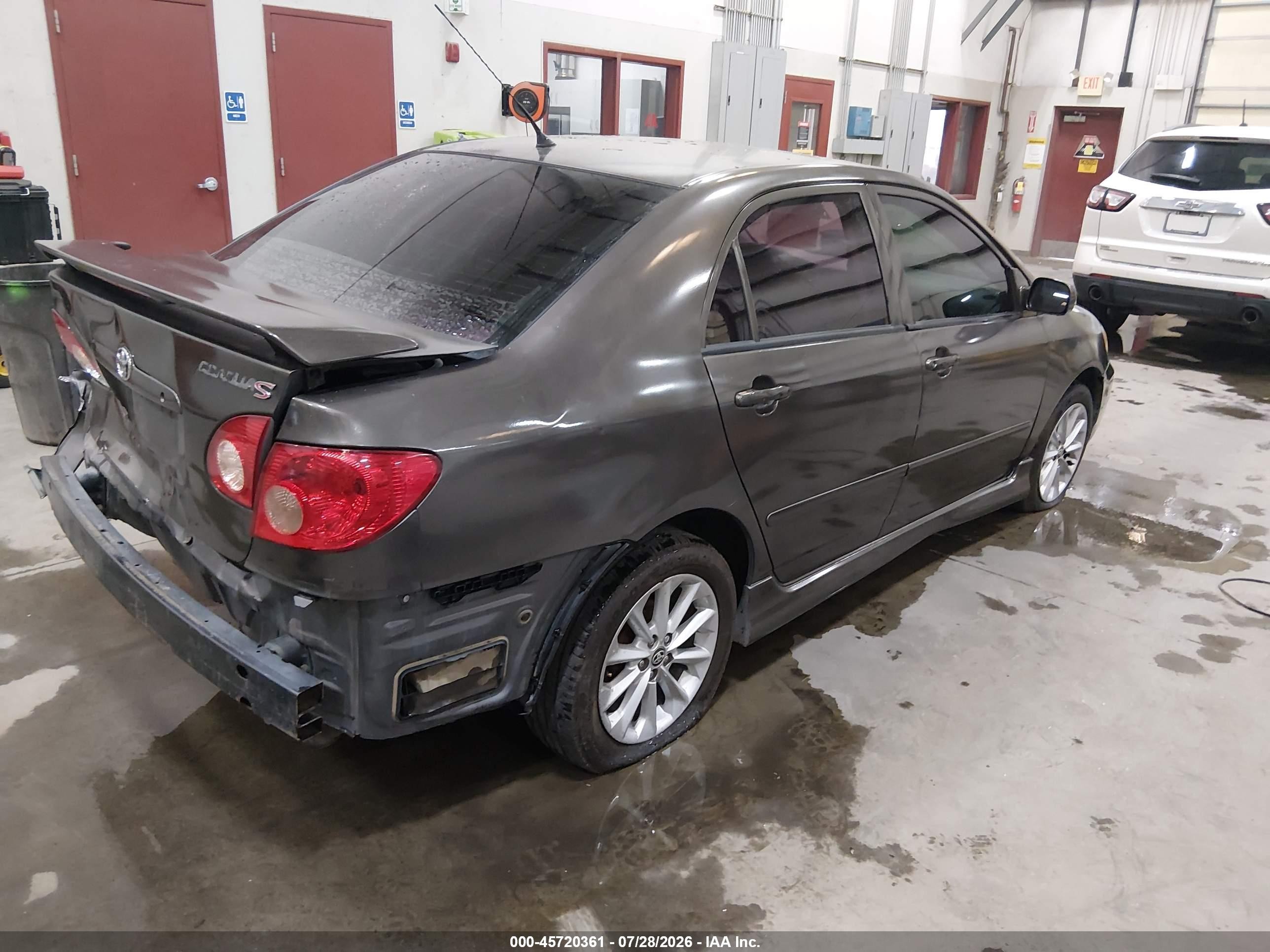 2005 Toyota Corolla S Gray vin: 1NXBR32EX5Z518430