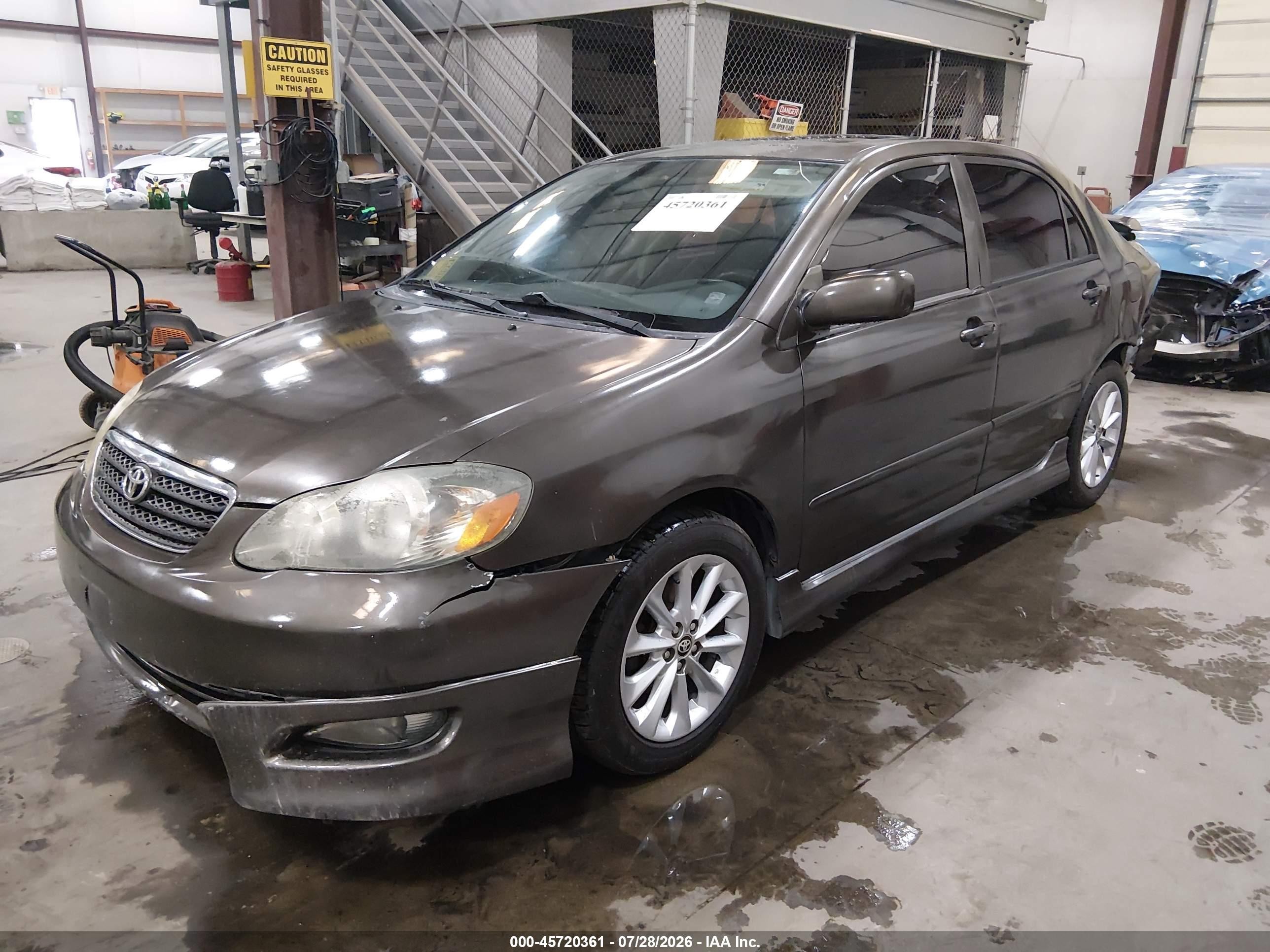2005 Toyota Corolla S Gray vin: 1NXBR32EX5Z518430