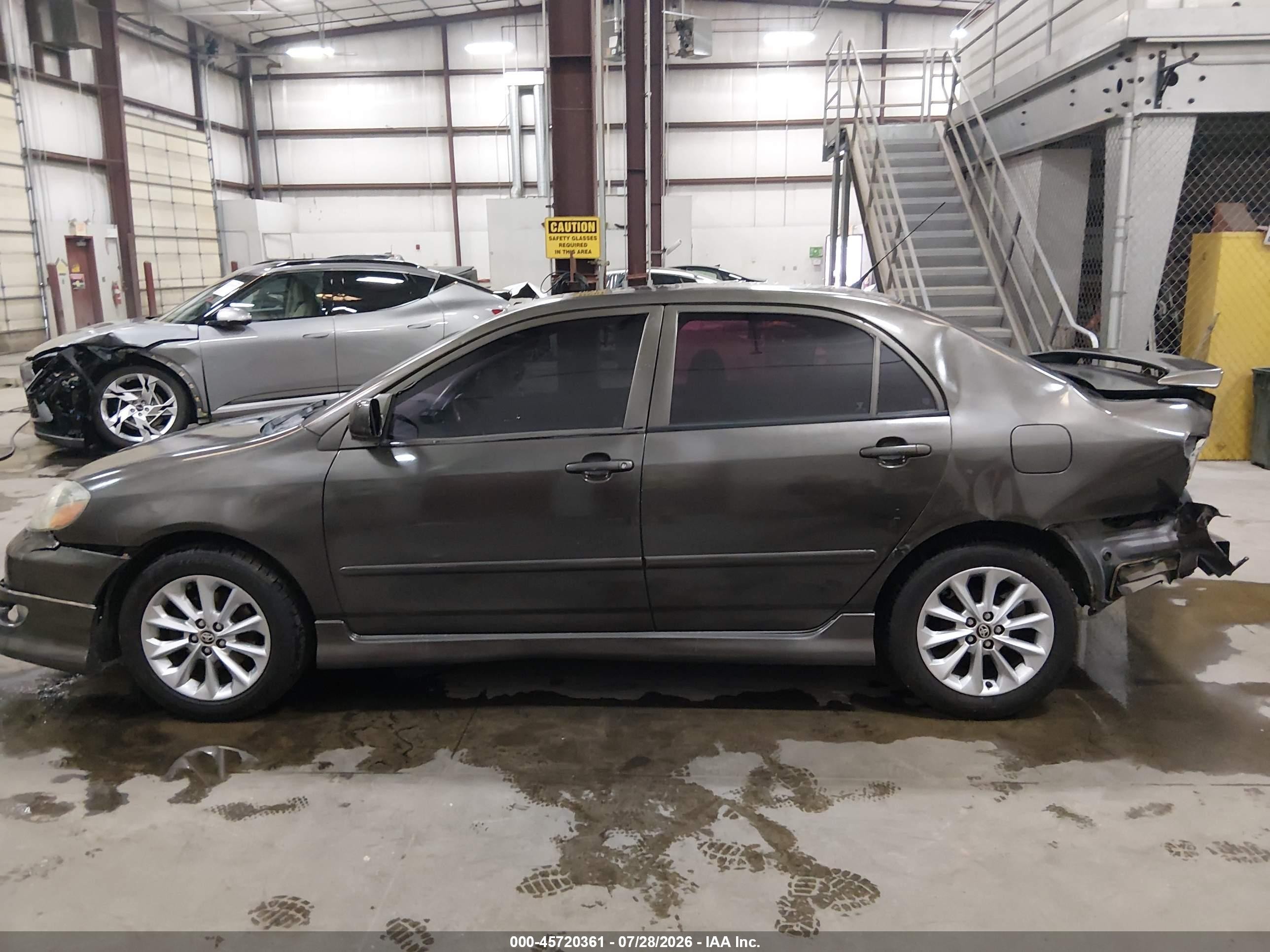 2005 Toyota Corolla S Gray vin: 1NXBR32EX5Z518430
