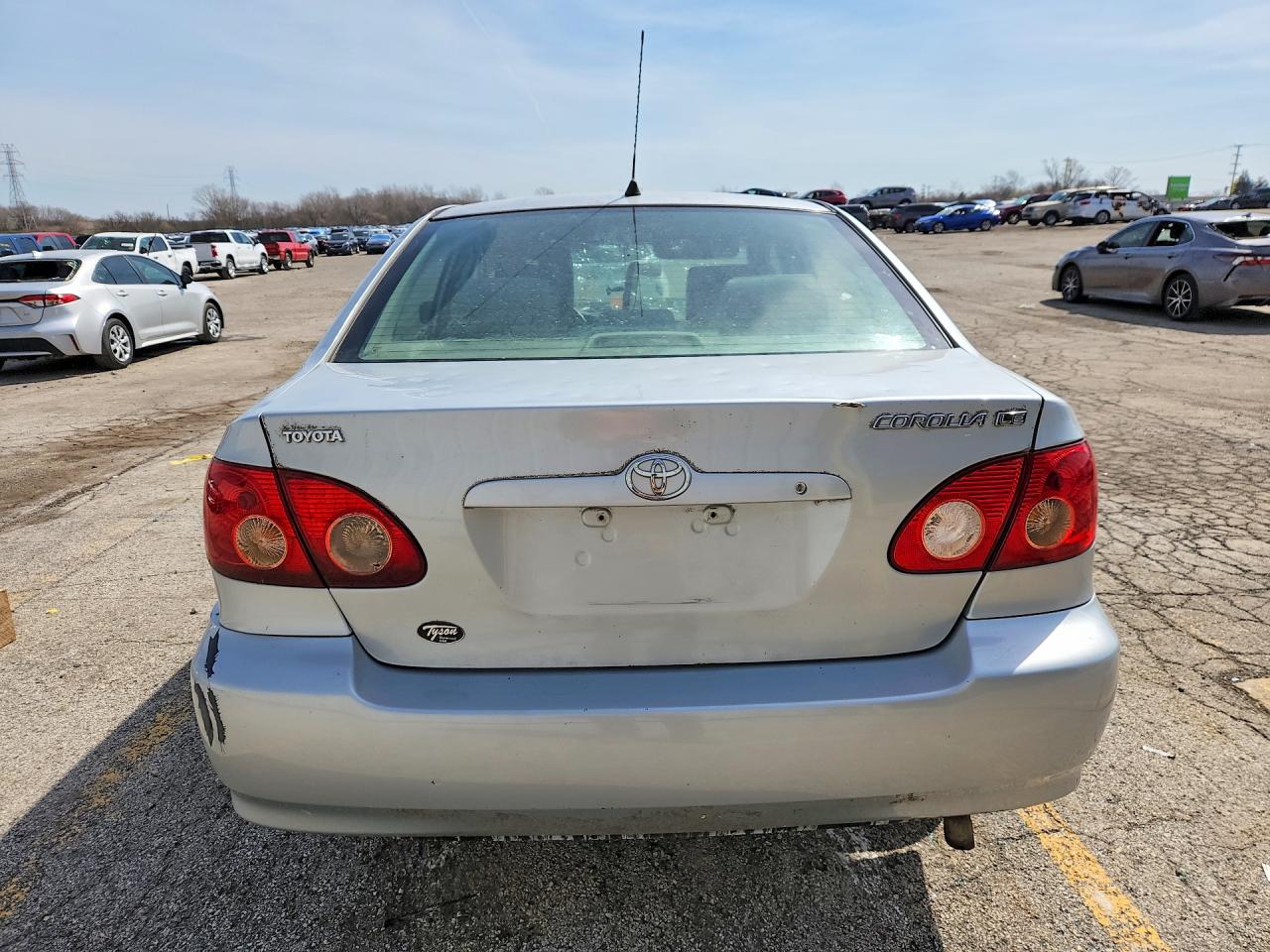 2005 Toyota Corolla Le Silver vin: 1NXBR32EX5Z540914