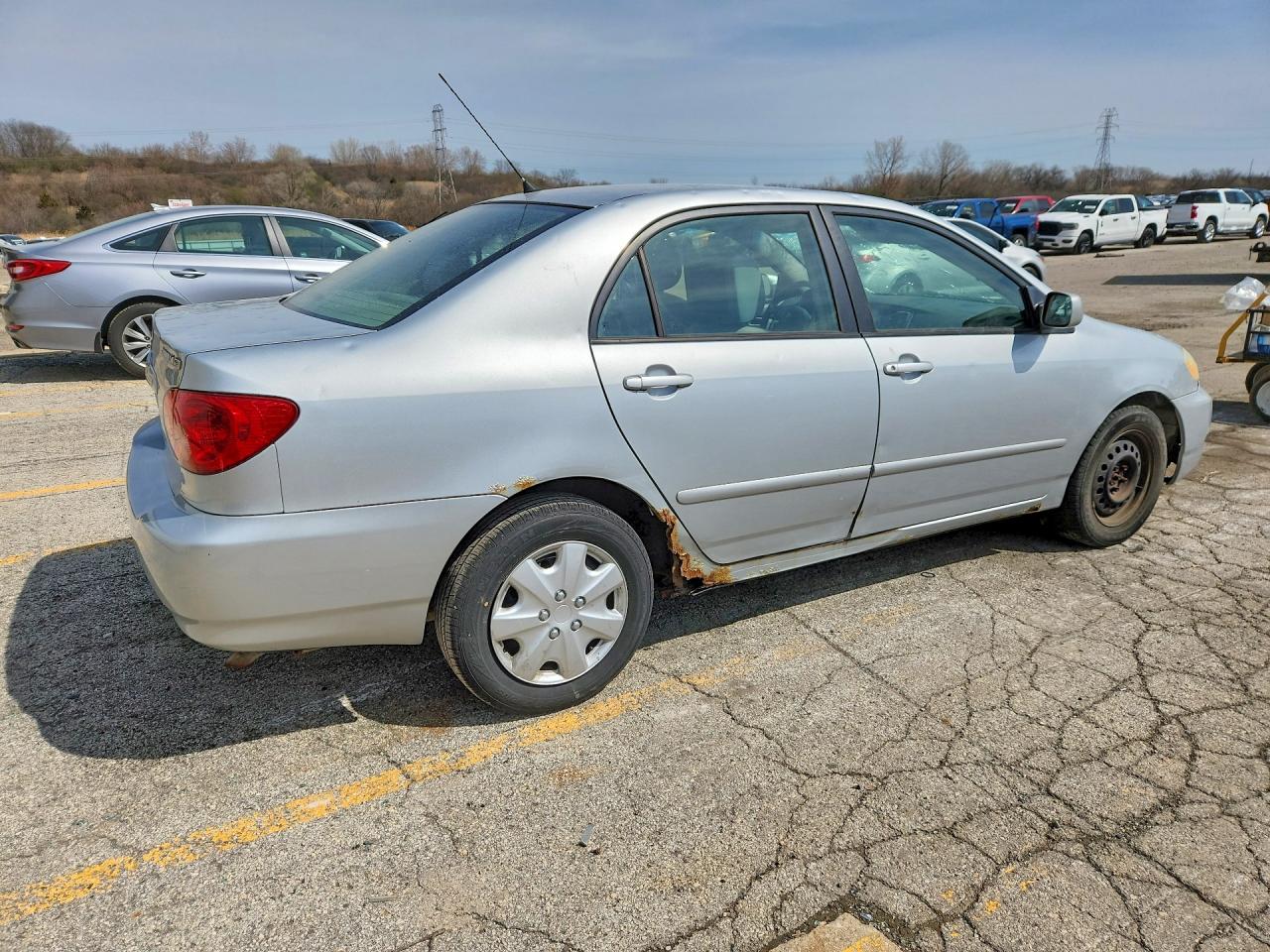 2005 Toyota Corolla Le Silver vin: 1NXBR32EX5Z540914