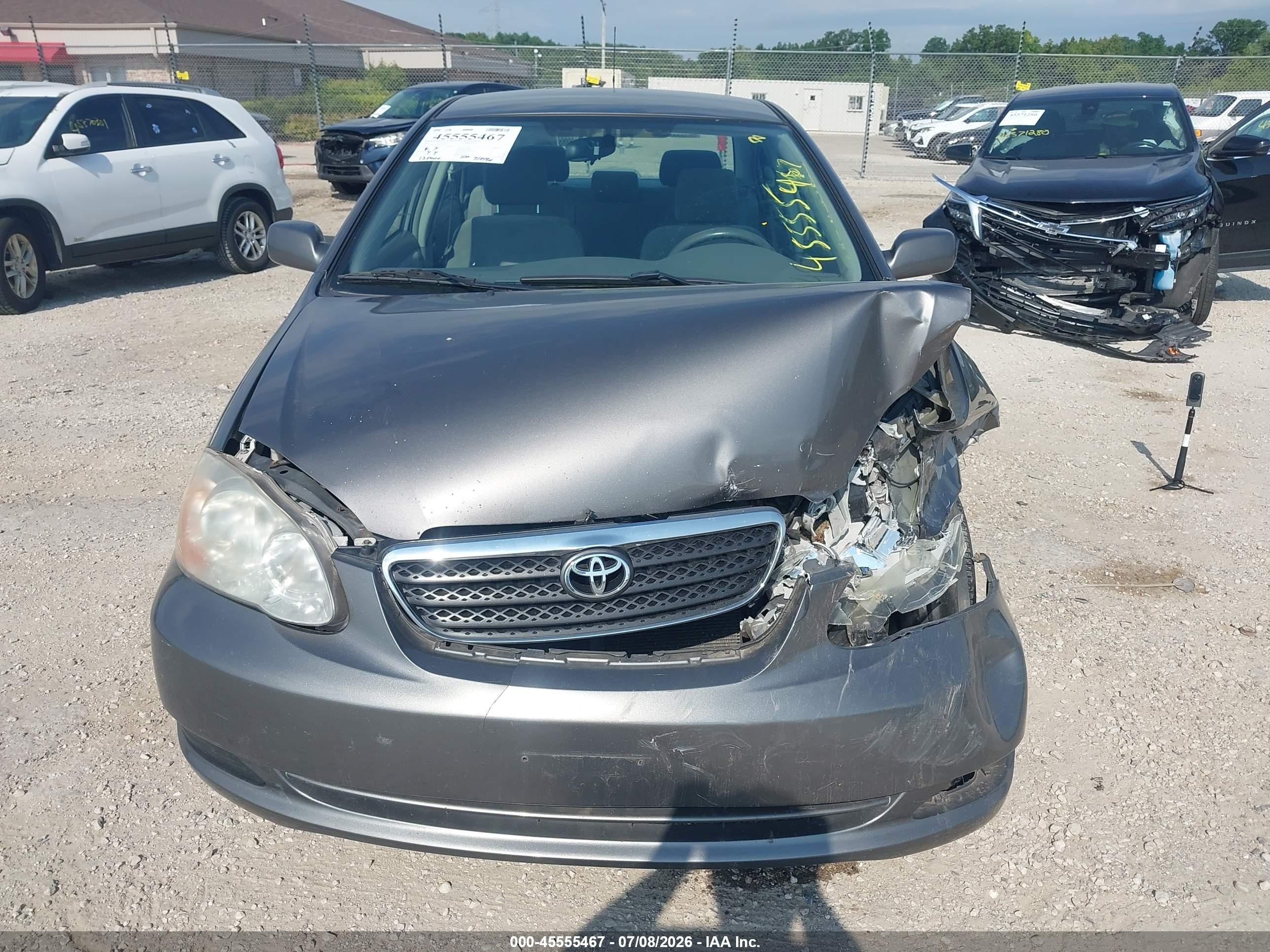 2005 Toyota Corolla Le Gray vin: 1NXBR32EX5Z547121