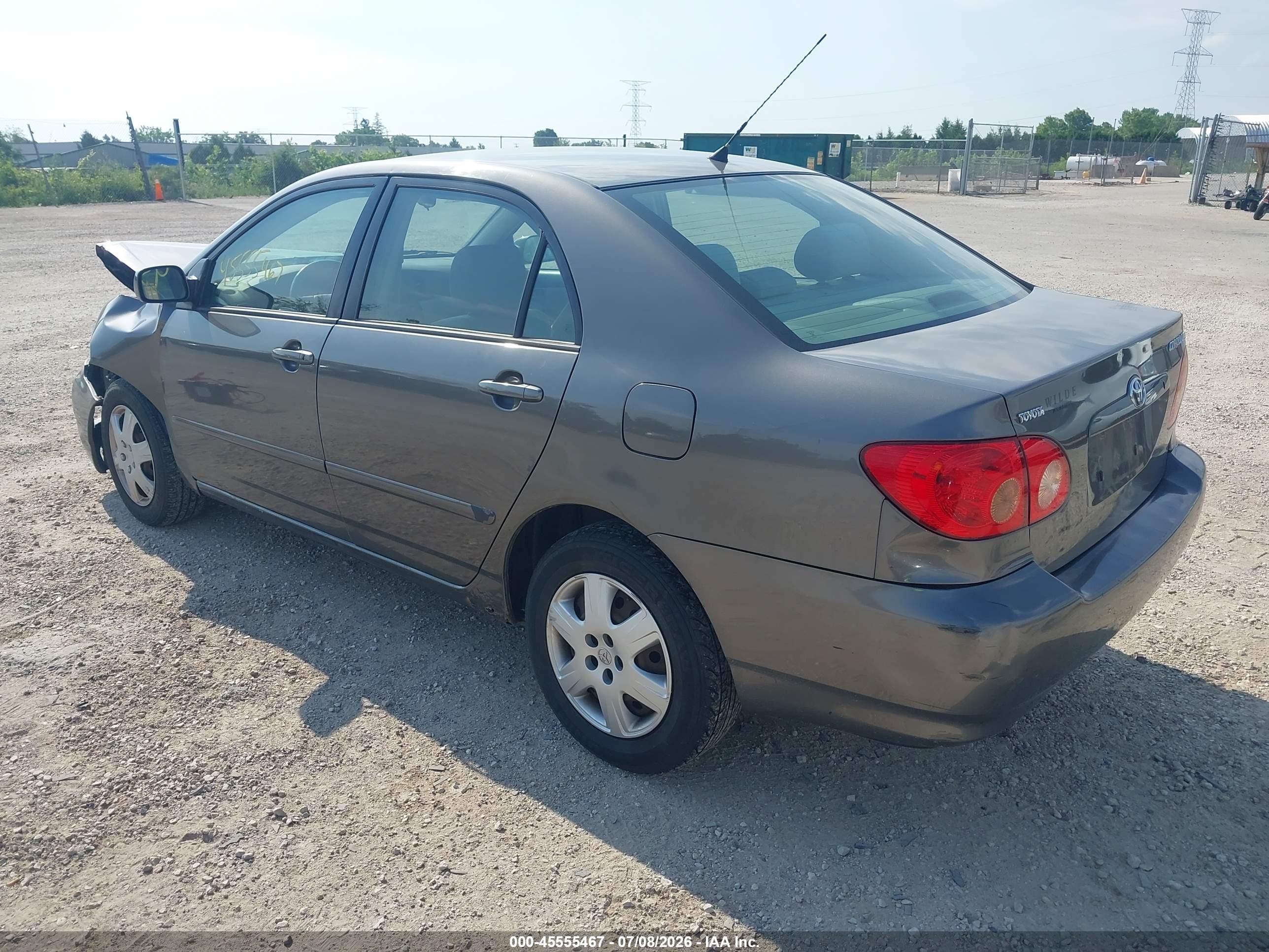2005 Toyota Corolla Le Gray vin: 1NXBR32EX5Z547121