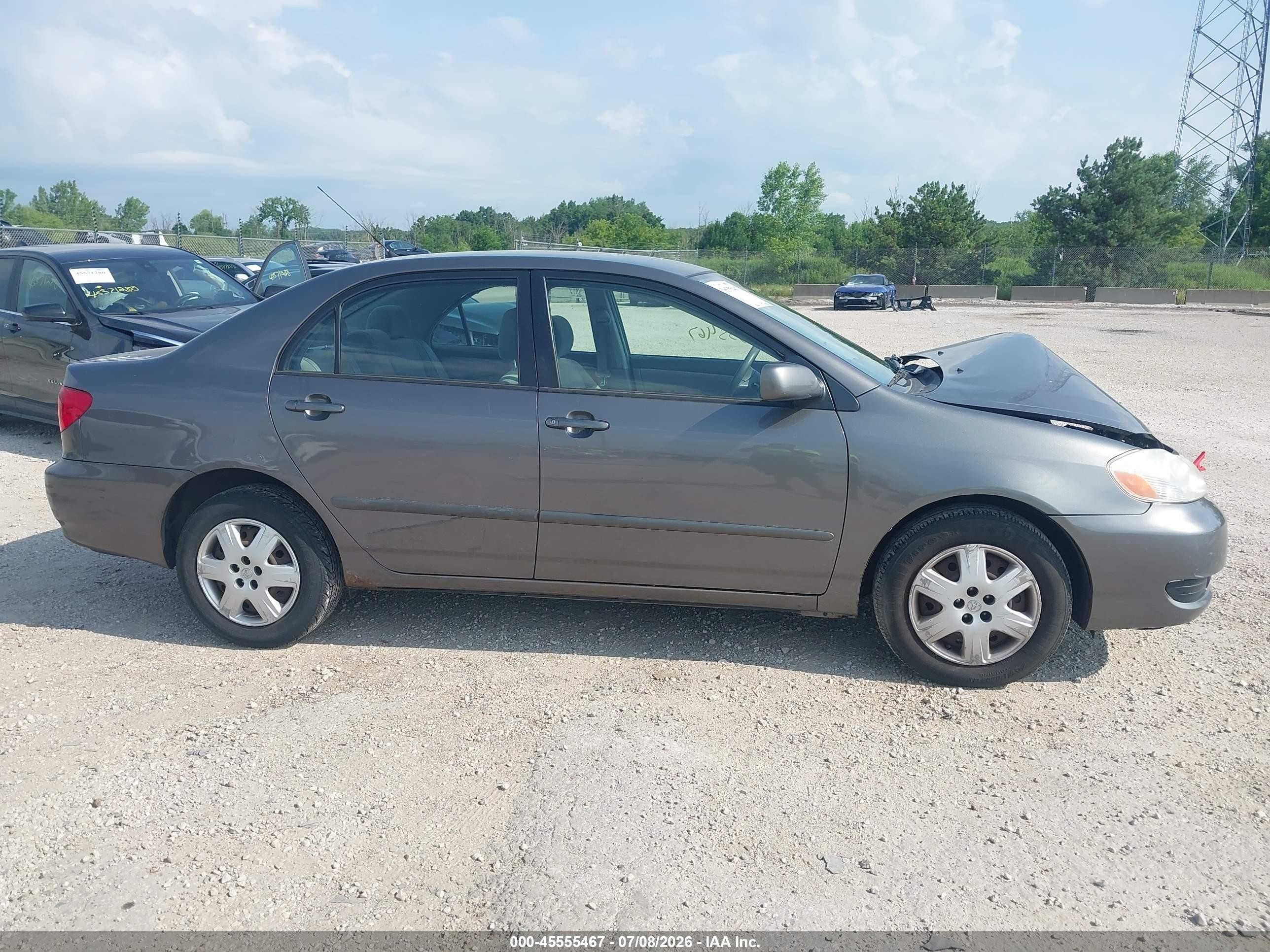 2005 Toyota Corolla Le Gray vin: 1NXBR32EX5Z547121