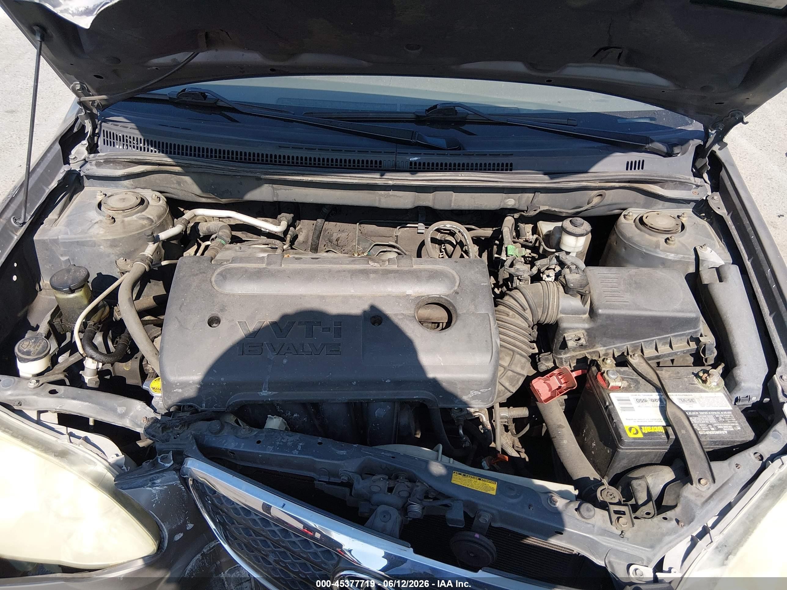 2005 Toyota Corolla Ce Серый vin: 1NXBR32EX5Z547362
