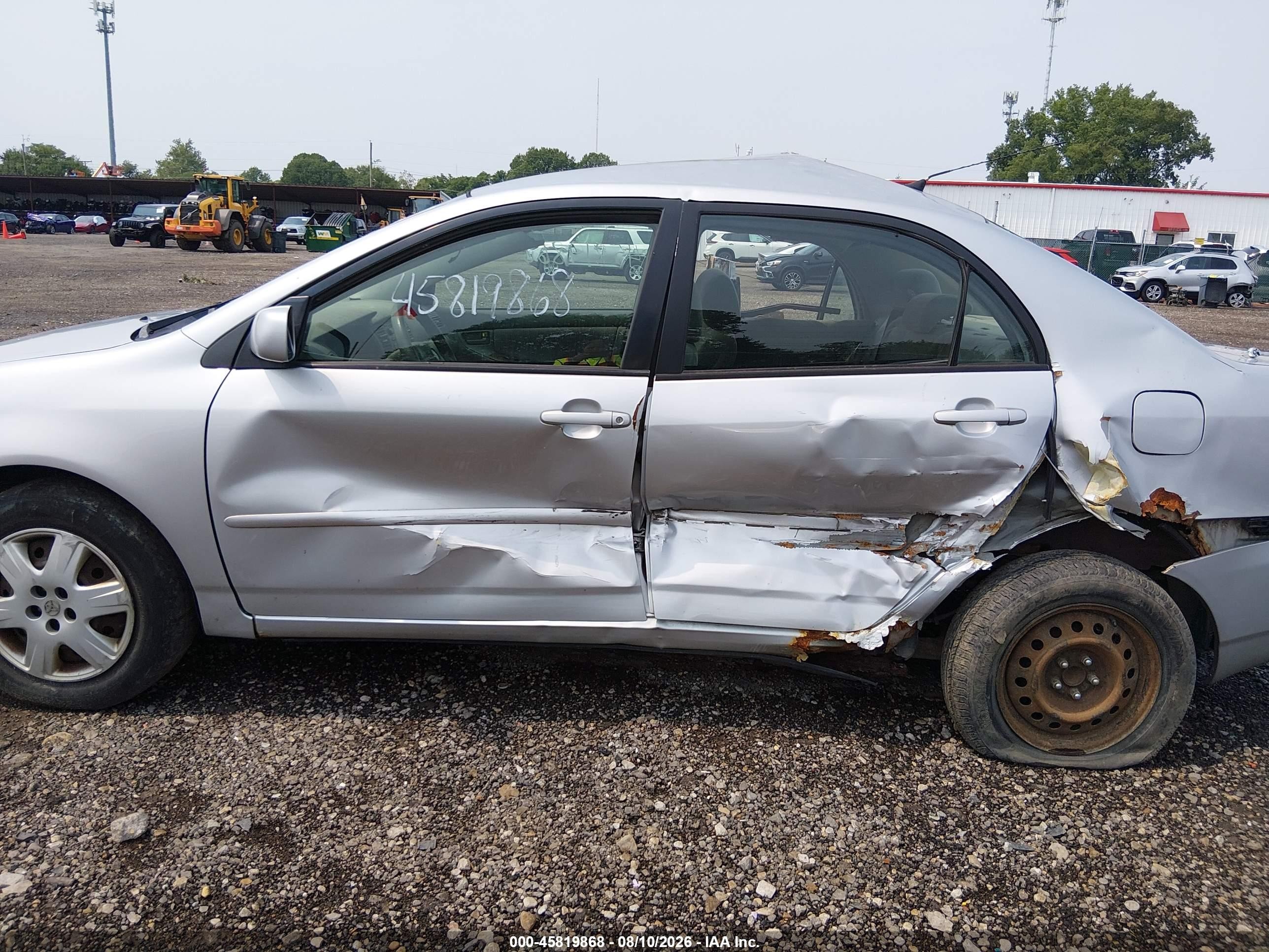 2005 Toyota Corolla Le Silver vin: 1NXBR32EX5Z562461