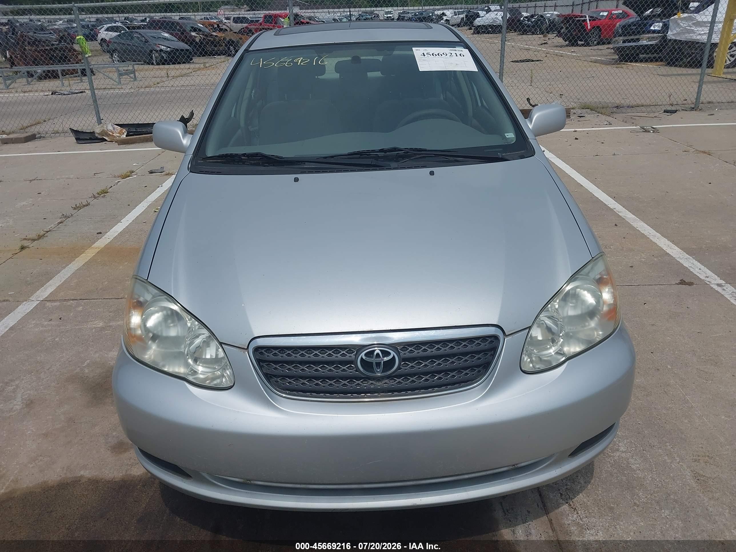 2006 Toyota Corolla Le Silver vin: 1NXBR32EX6Z570190