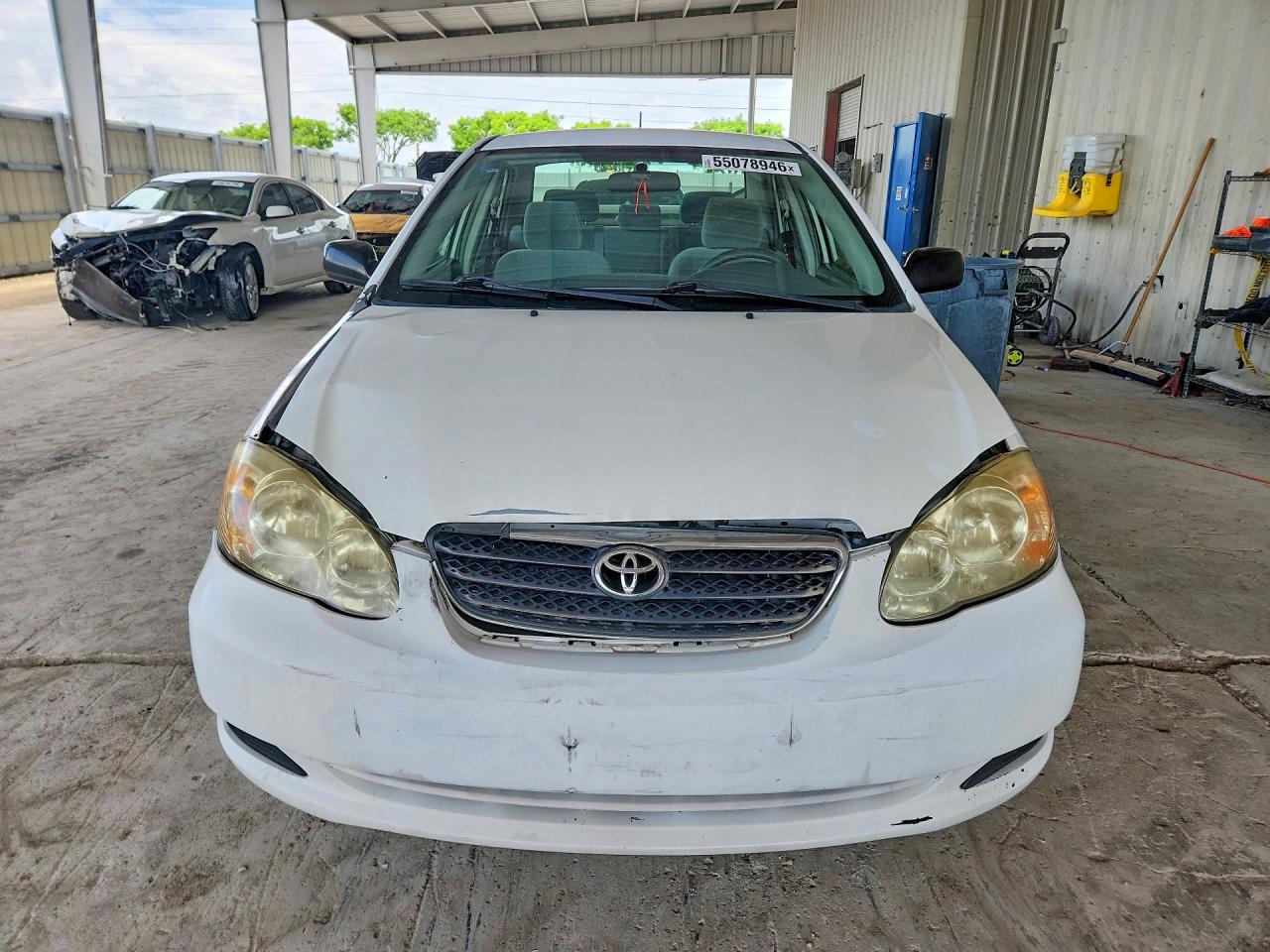 2006 Toyota Corolla Ce White vin: 1NXBR32EX6Z582534