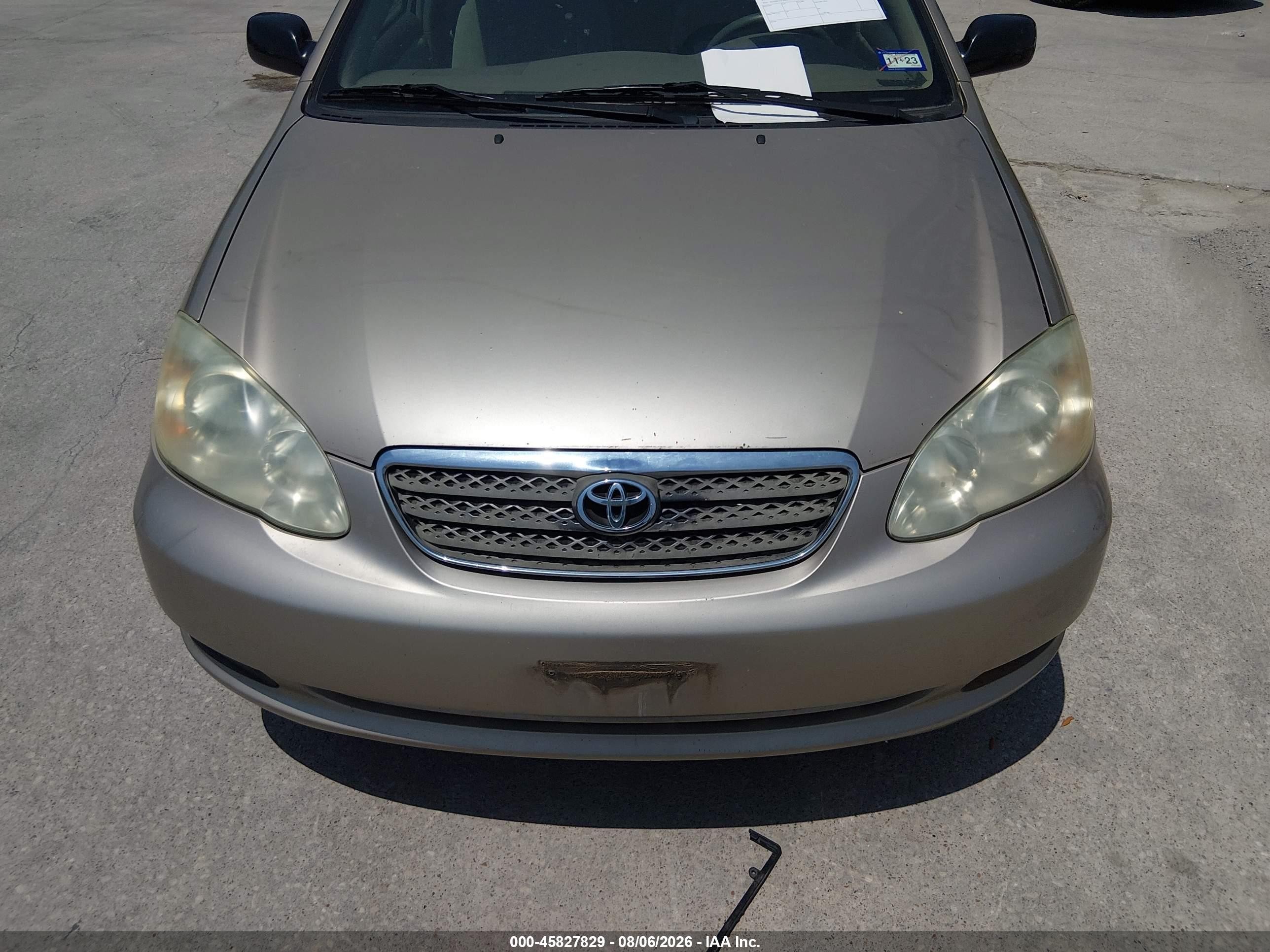 2006 Toyota Corolla Ce Золотой vin: 1NXBR32EX6Z601468