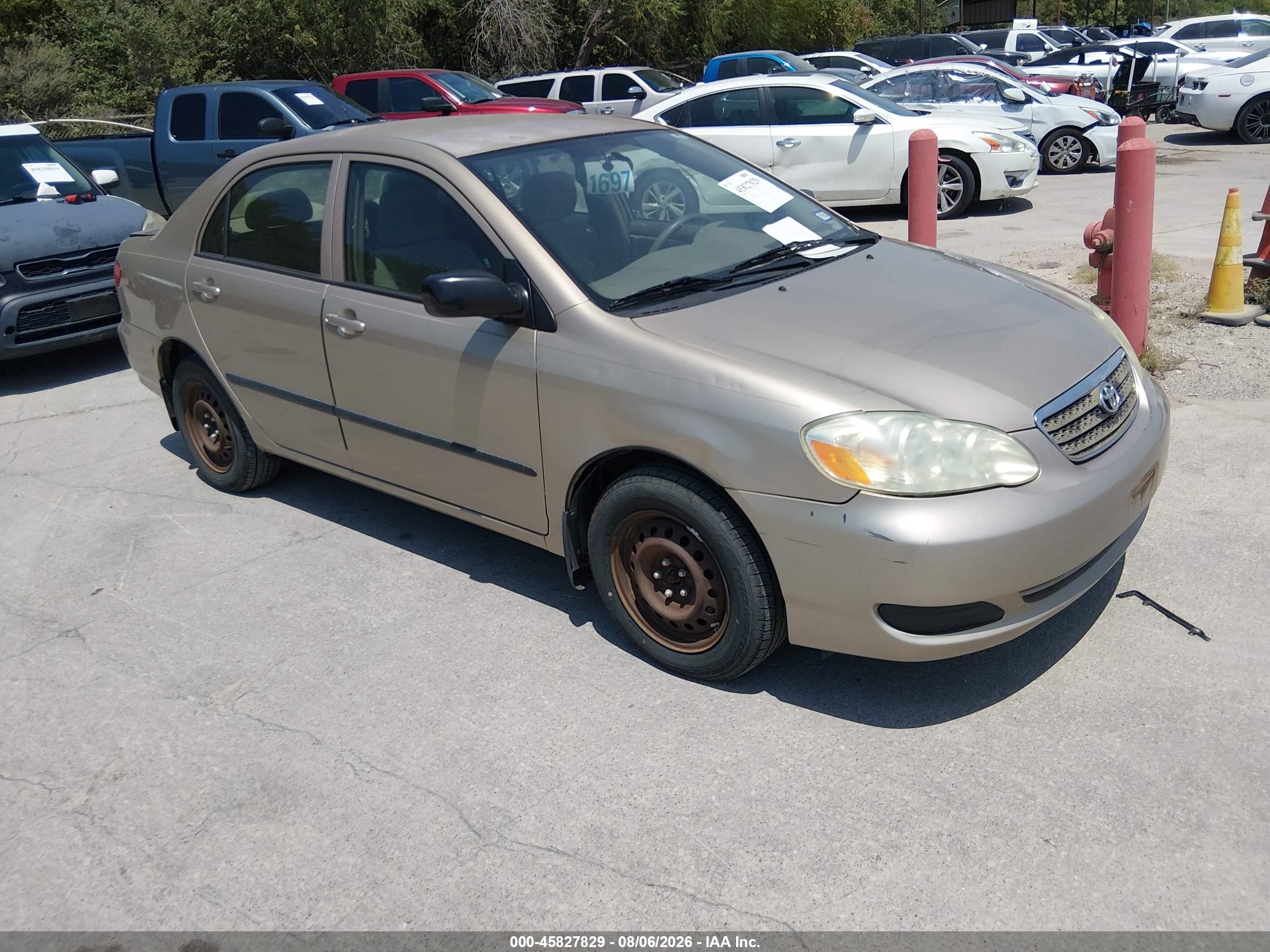 2006 Toyota Corolla Ce Золотой vin: 1NXBR32EX6Z601468